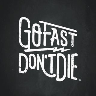 Go Fast Don't Die logo