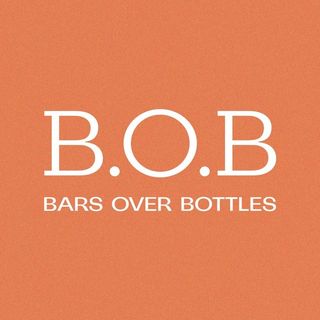 B.O.B BARS OVER BOTTLES logo