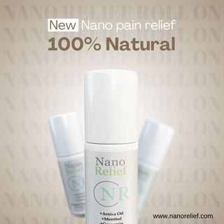 Nano Relief: All-Natural, Fast-Acting Pain Roll-On logo
