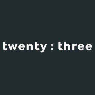 twenty:three® logo