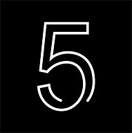 Number 5 logo