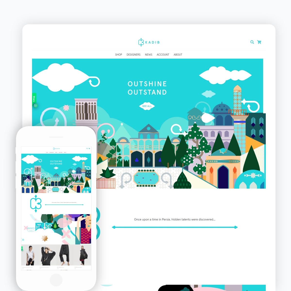 Kadib Shopify Store screenshot