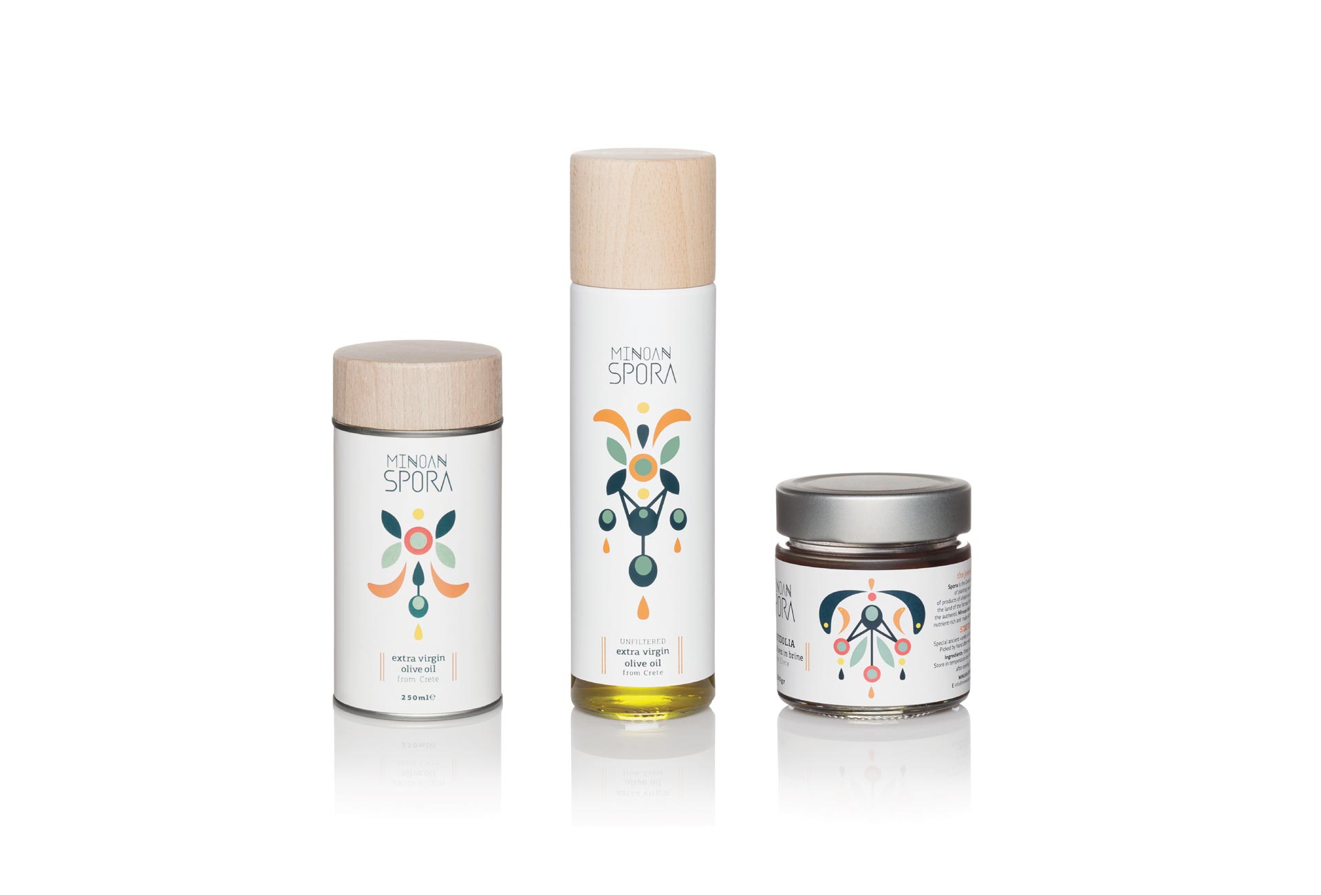 Minoan spora | Visual identity, packaging design  screenshot