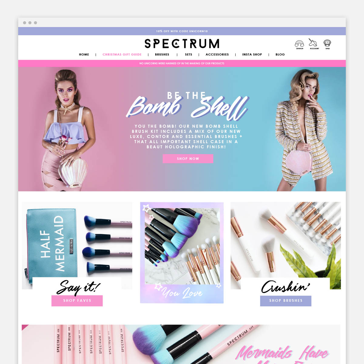 Spectrum Collections: Website Design and Development screenshot