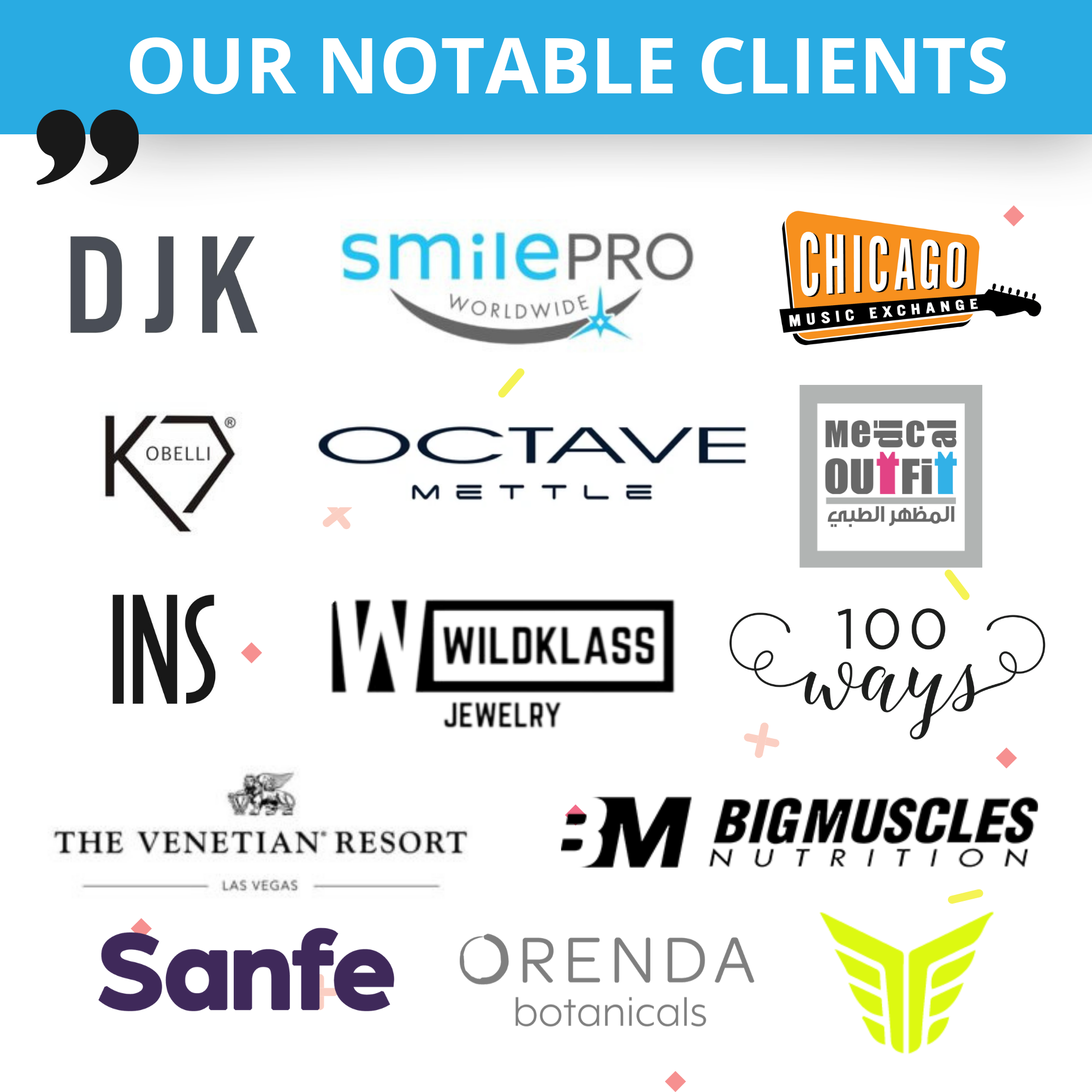 Our Notable Shopify Plus Clients screenshot