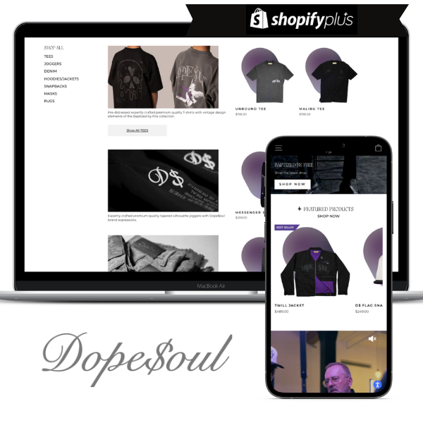 Fully Custom E-commerce Website screenshot