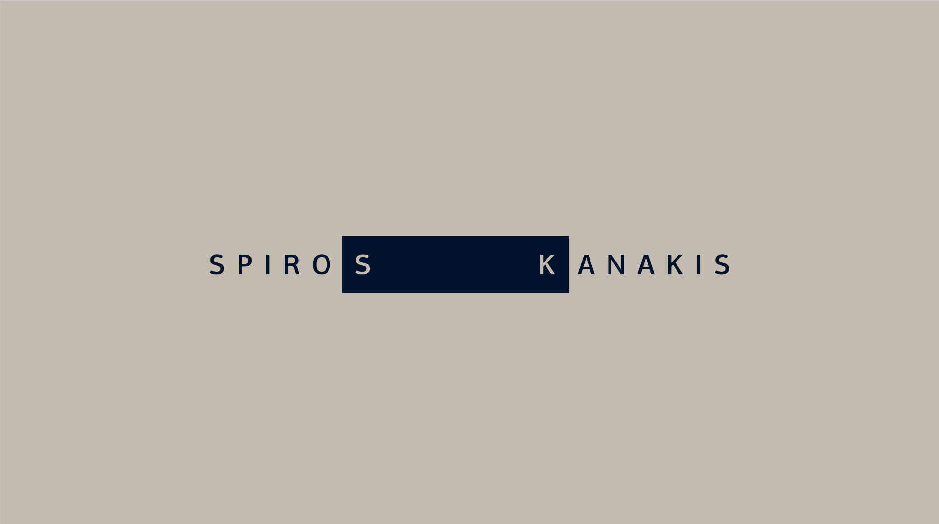 Spiros Kanakis | Logo and Visual identity screenshot