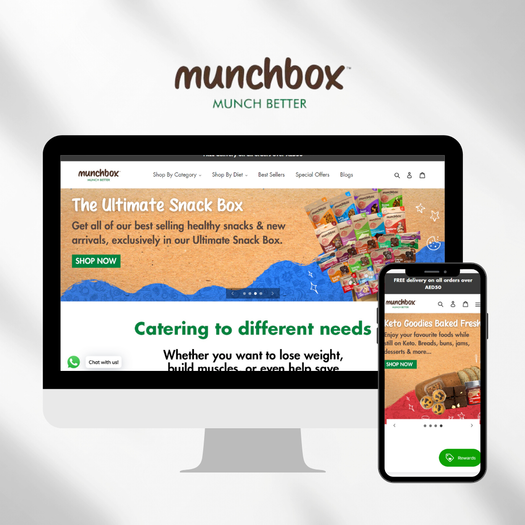 Munchbox store development screenshot