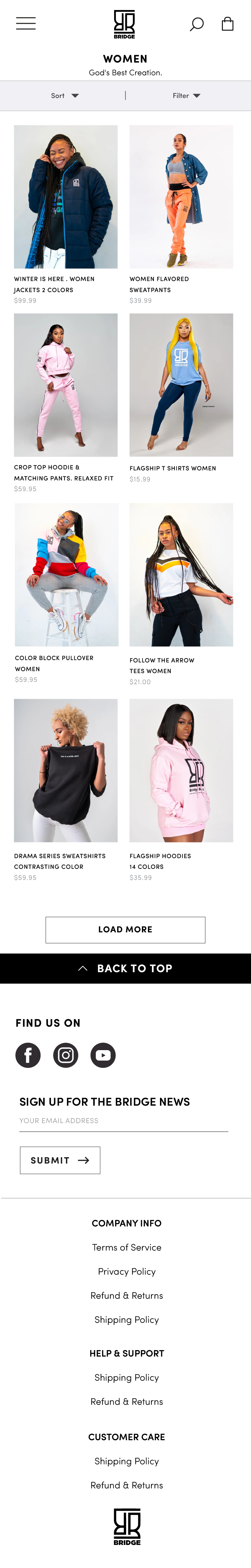 Streetwear - Fashion Online Store screenshot