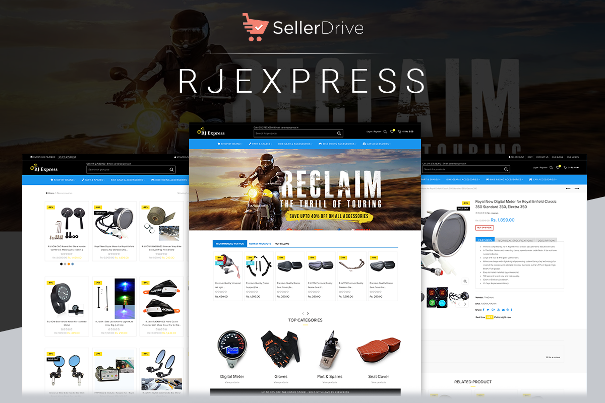 RJ Express-Shopify Store Setup screenshot