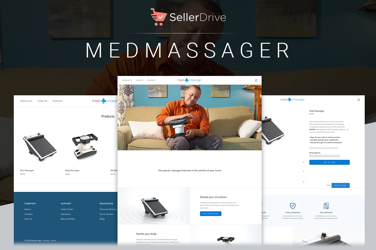 Med Massager-Migration to Shopify screenshot