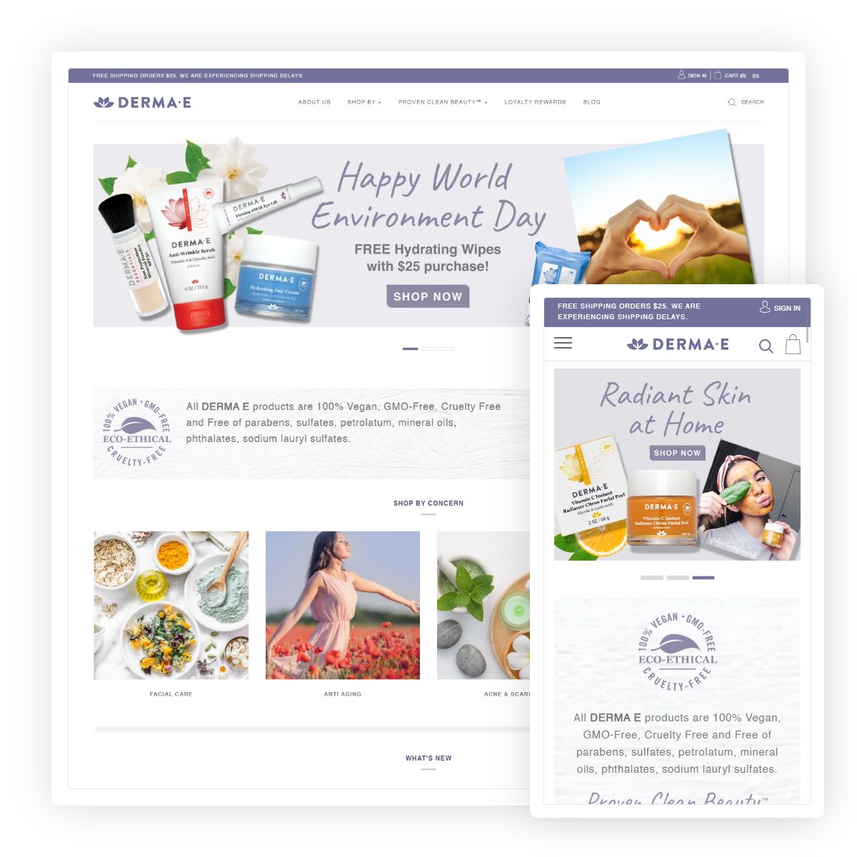 Dermae.com Beauty & Skin Care Products Store screenshot