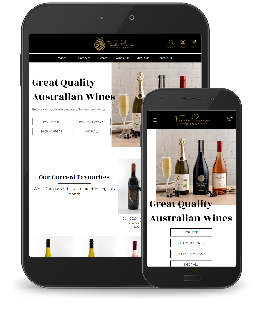 Frank's Premier Wines - Australian Wine Boutique screenshot