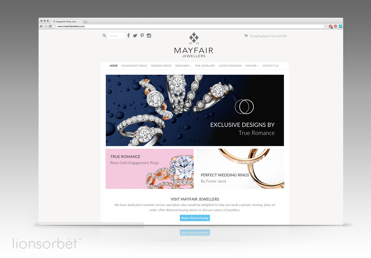 Mayfair Jewellers screenshot