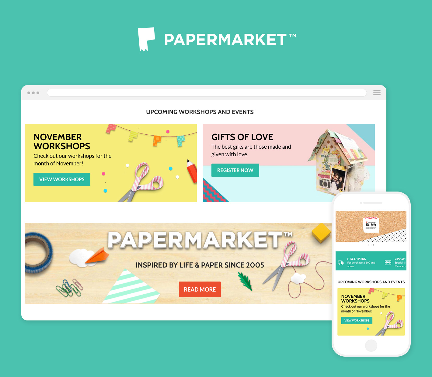 Papermarket.sg screenshot