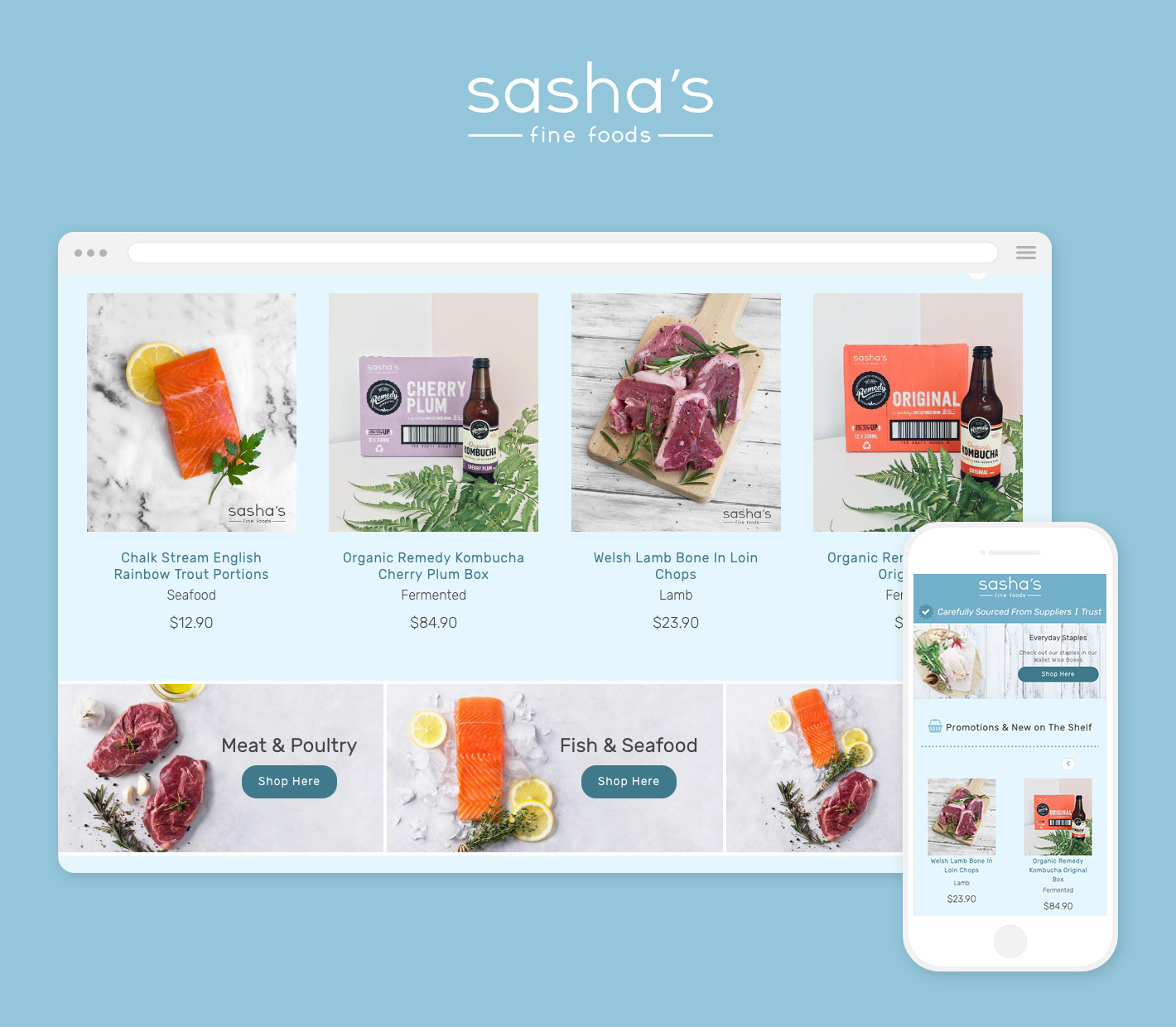 Sasha's Fine Foods screenshot