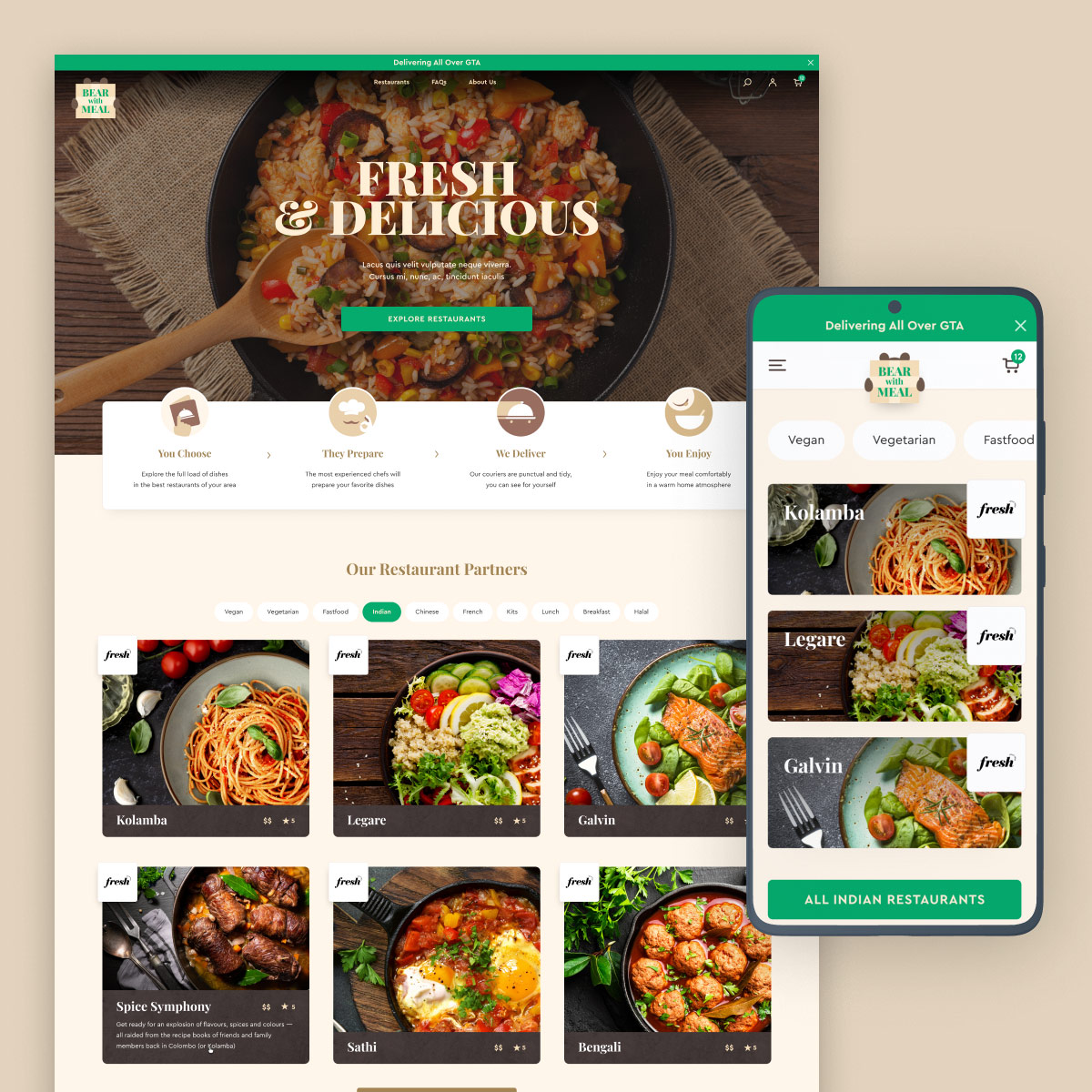 BearWithMeal • Multi-vendor Shopify Store screenshot