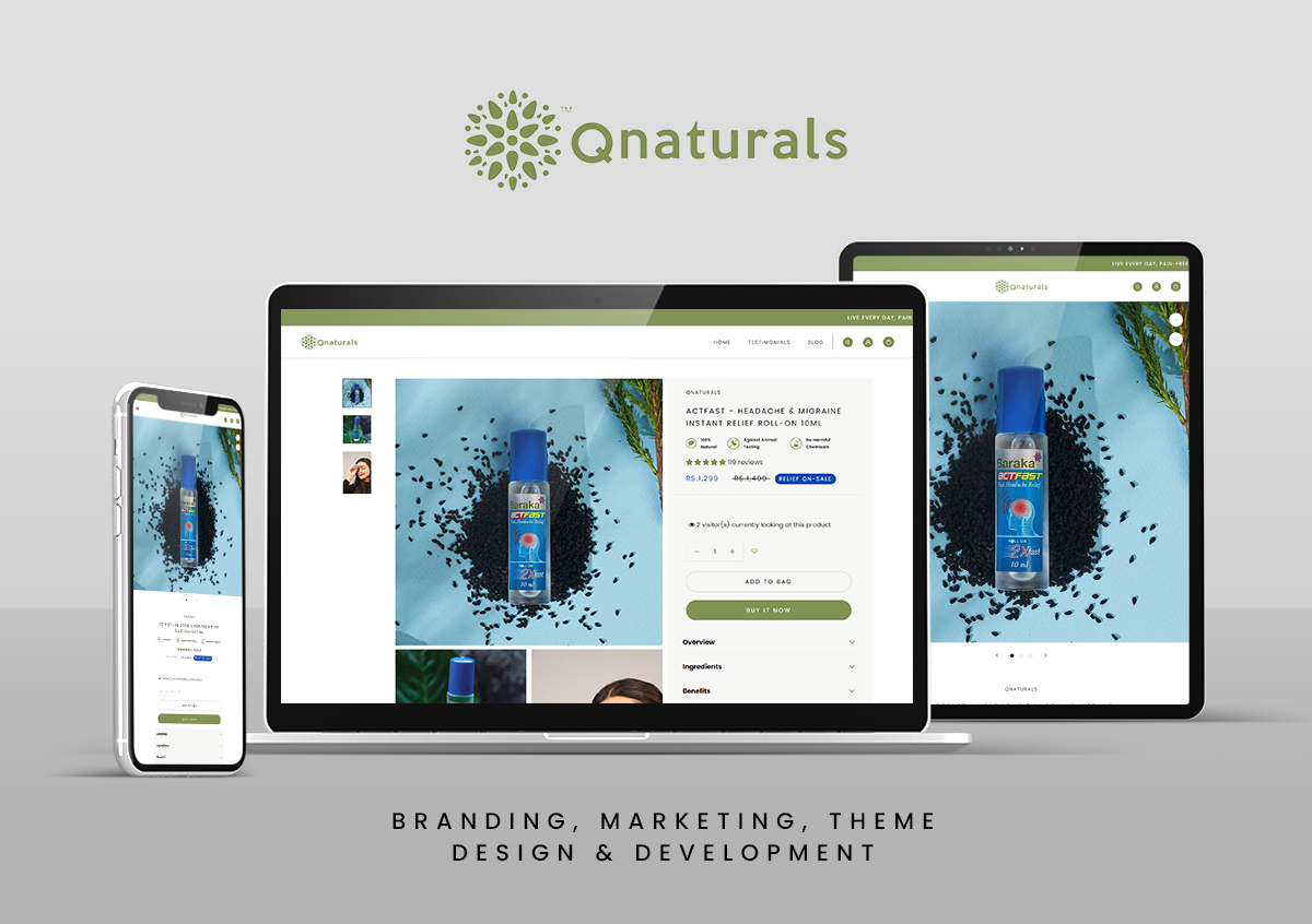 Qnaturals - Natural herbal products screenshot