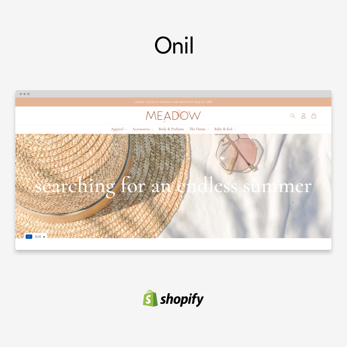 Custom Shopify Theme: Meadow screenshot