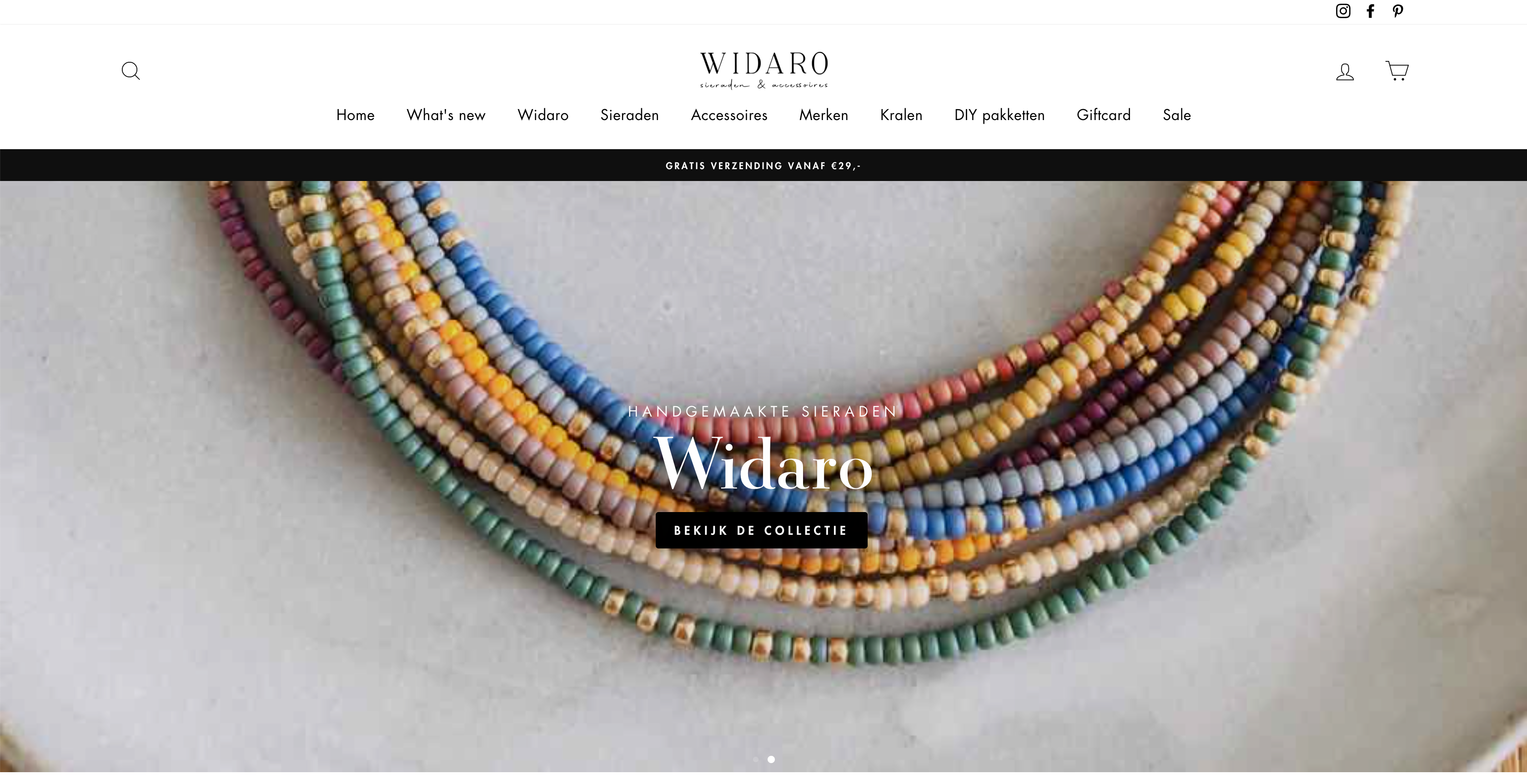 Widaro Sieraden & Accessoires screenshot