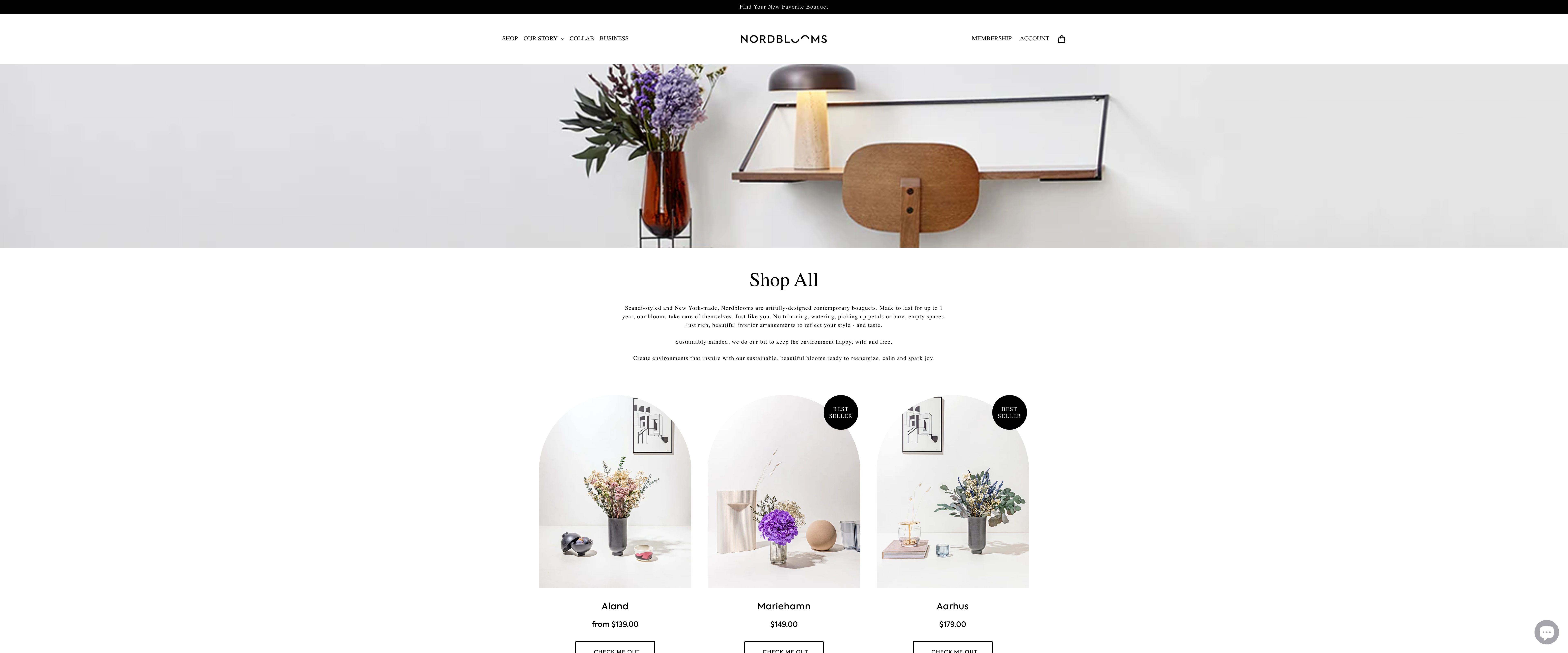 Nordblooms - Preserverd and Dried Flower for your Office and Home screenshot