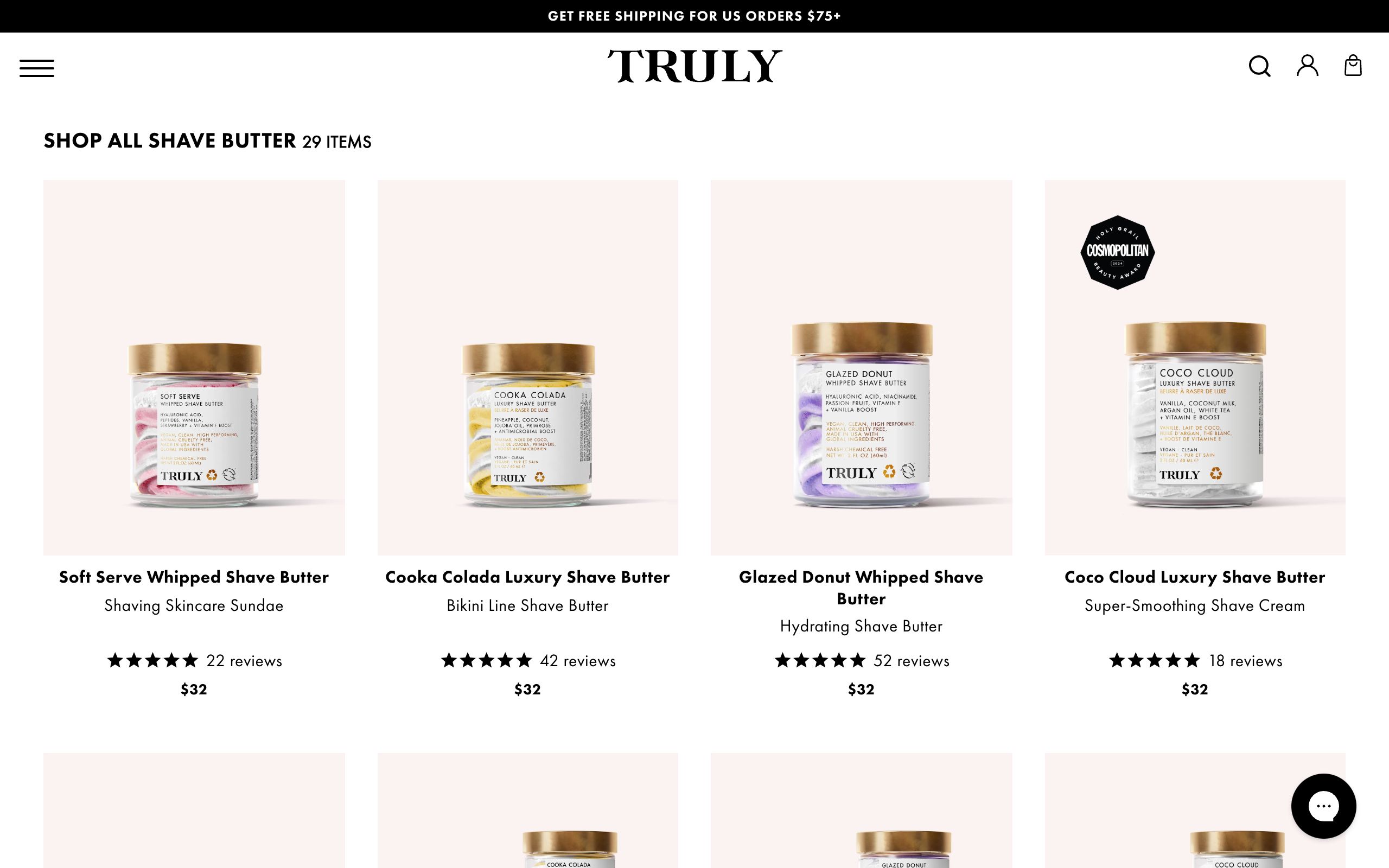 Truly Beauty - Beauty Shopify Plus Store screenshot