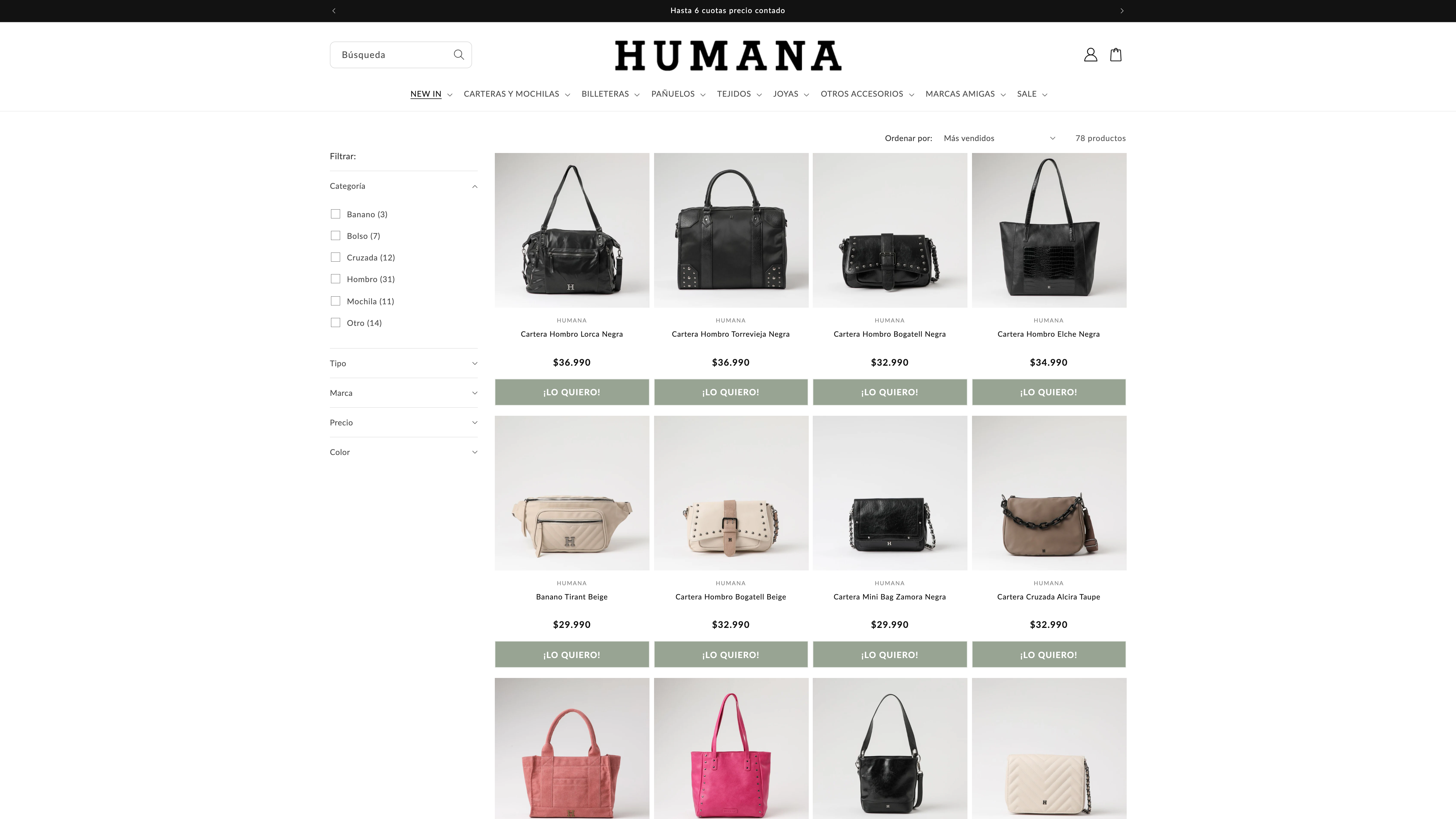 Humana Accesorios screenshot