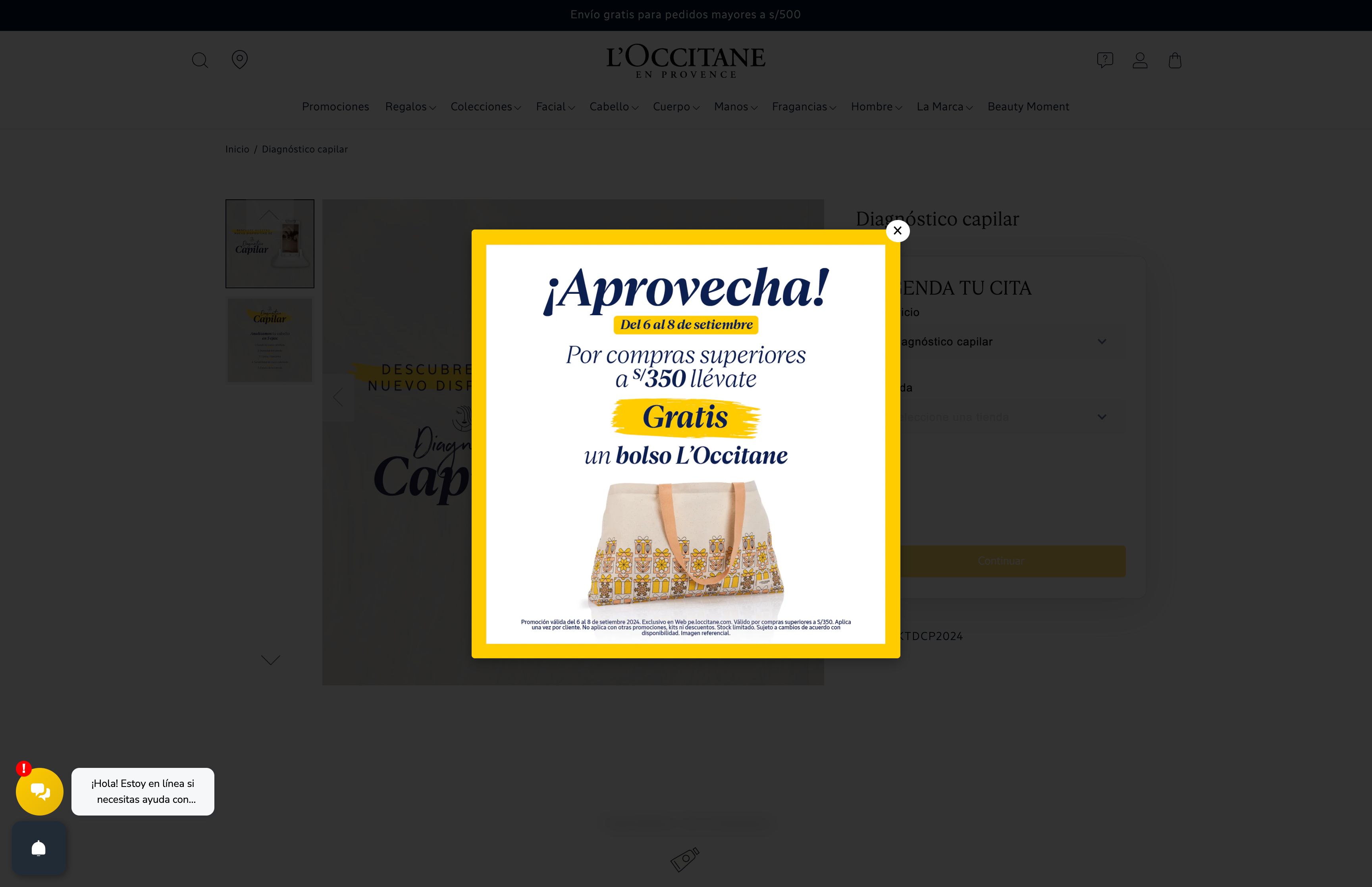 L'Occitane screenshot