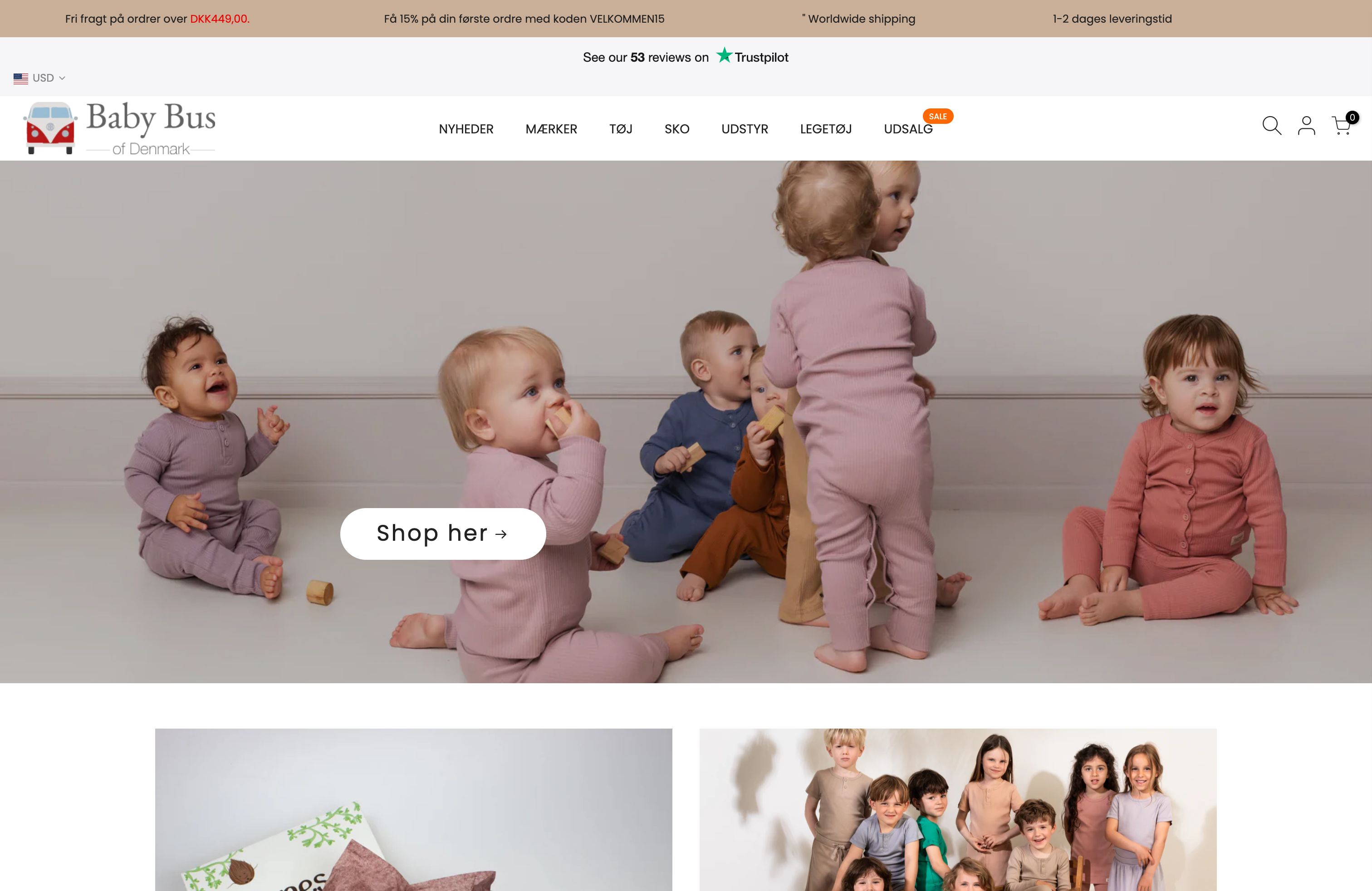 baby shop screenshot