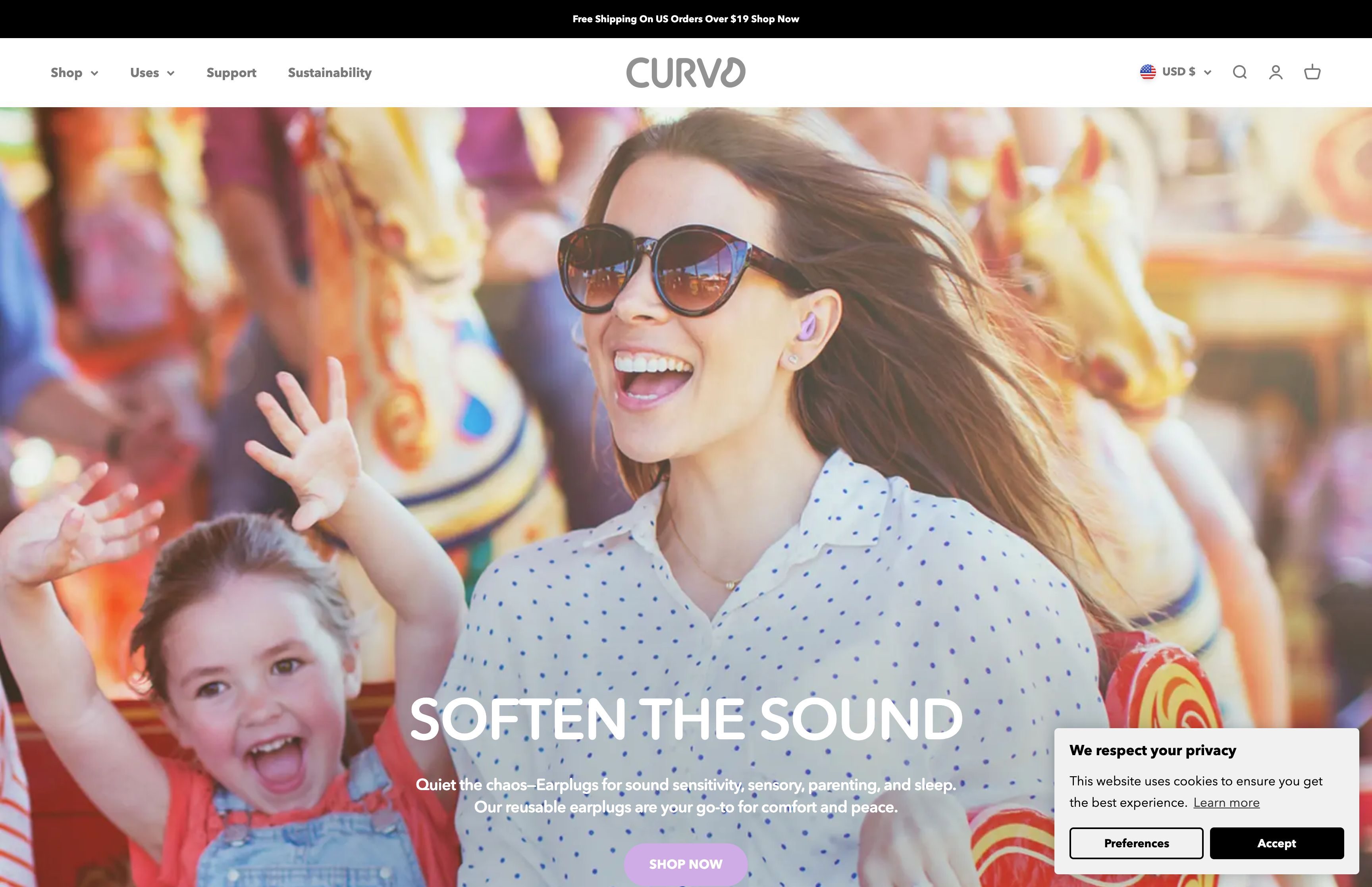 Curvd Earplugs screenshot