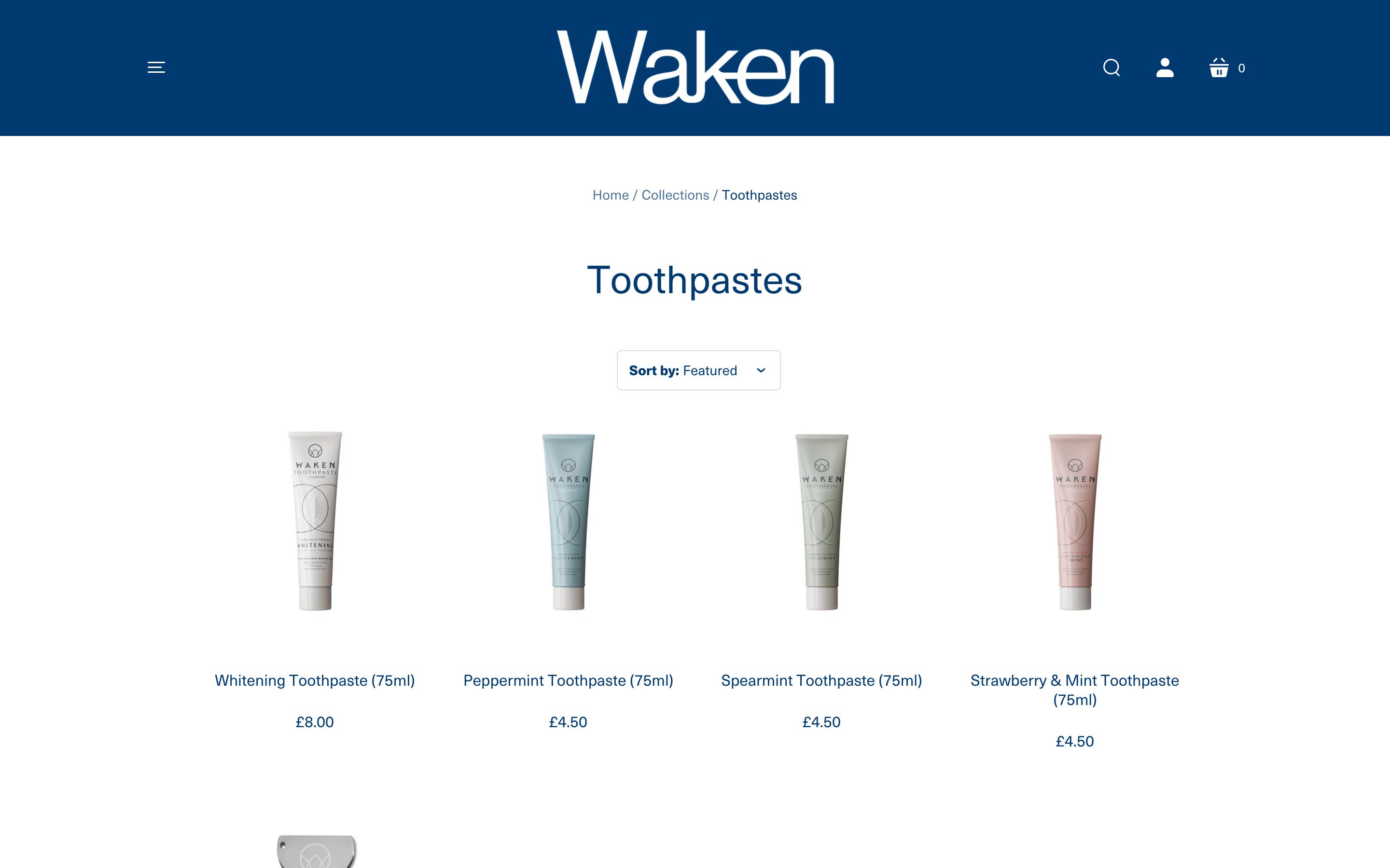 Waken care - Health Care Shopify Store screenshot