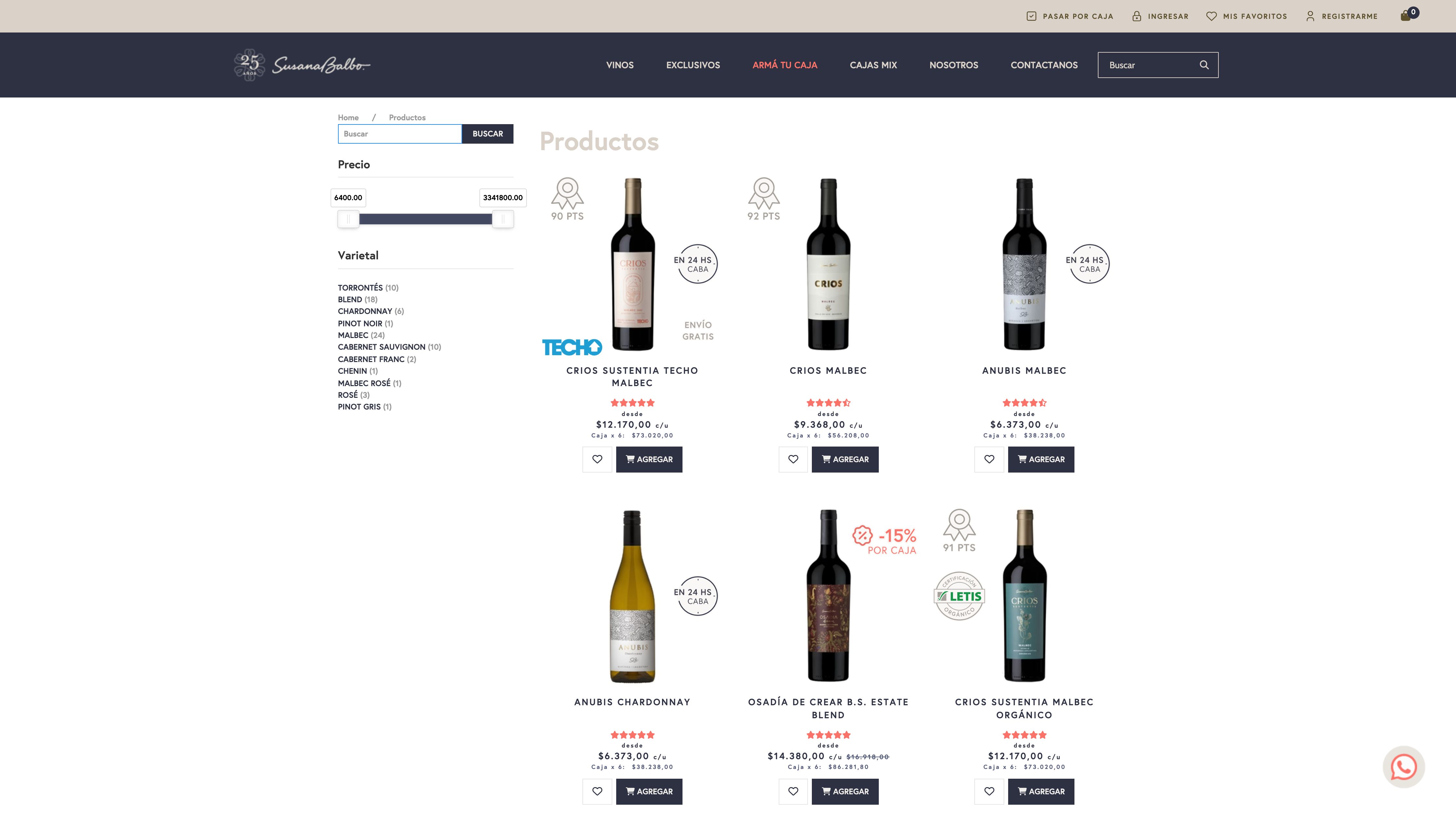 Bodega Susana Balbo Wines screenshot