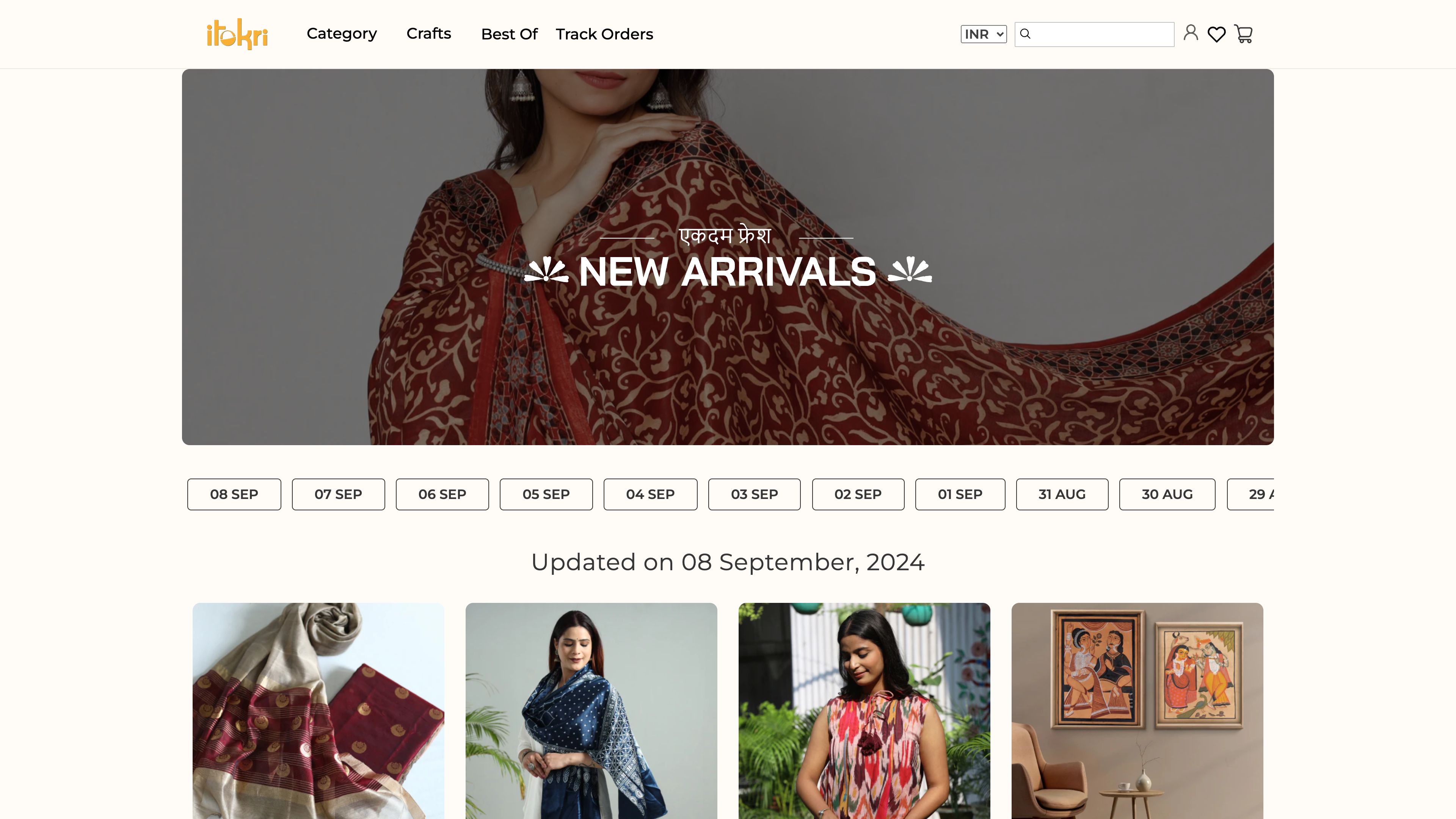 iTokri: Indian Handloom and Hand-Crafted Products screenshot