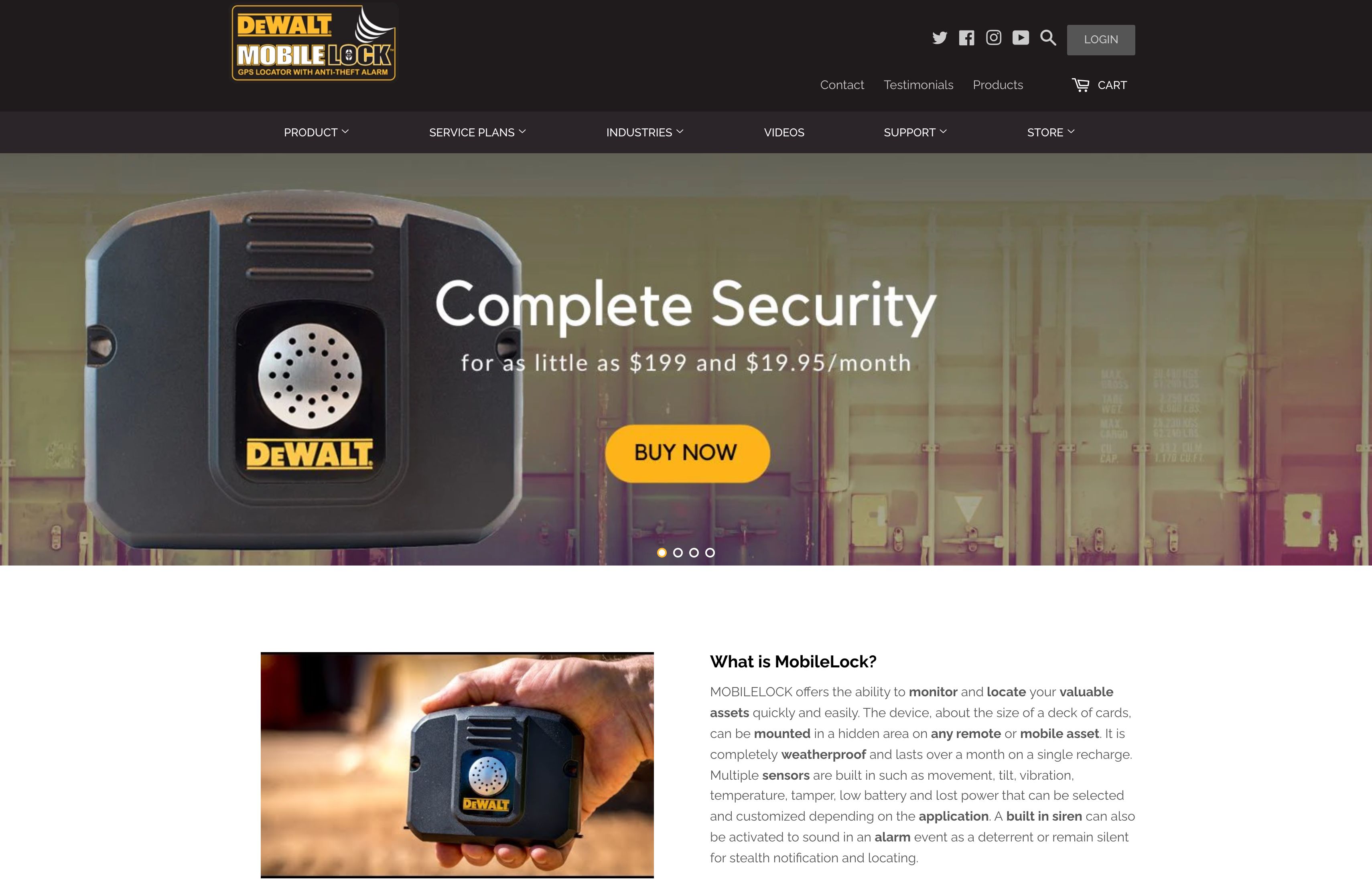 DEWALT Mobilelock screenshot