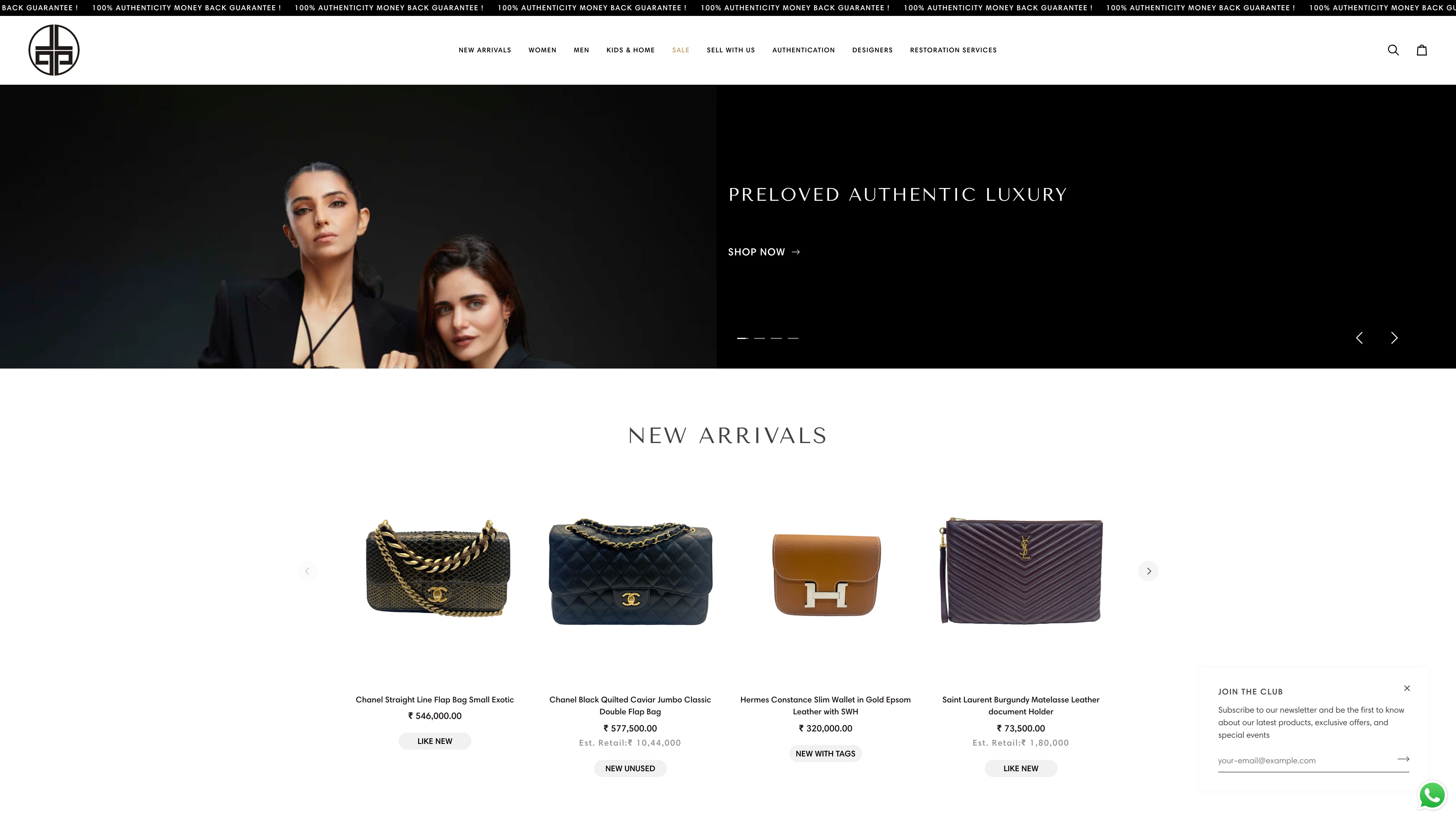 The Luxury Pop | Preloved Luxury Pre-owned Platform screenshot