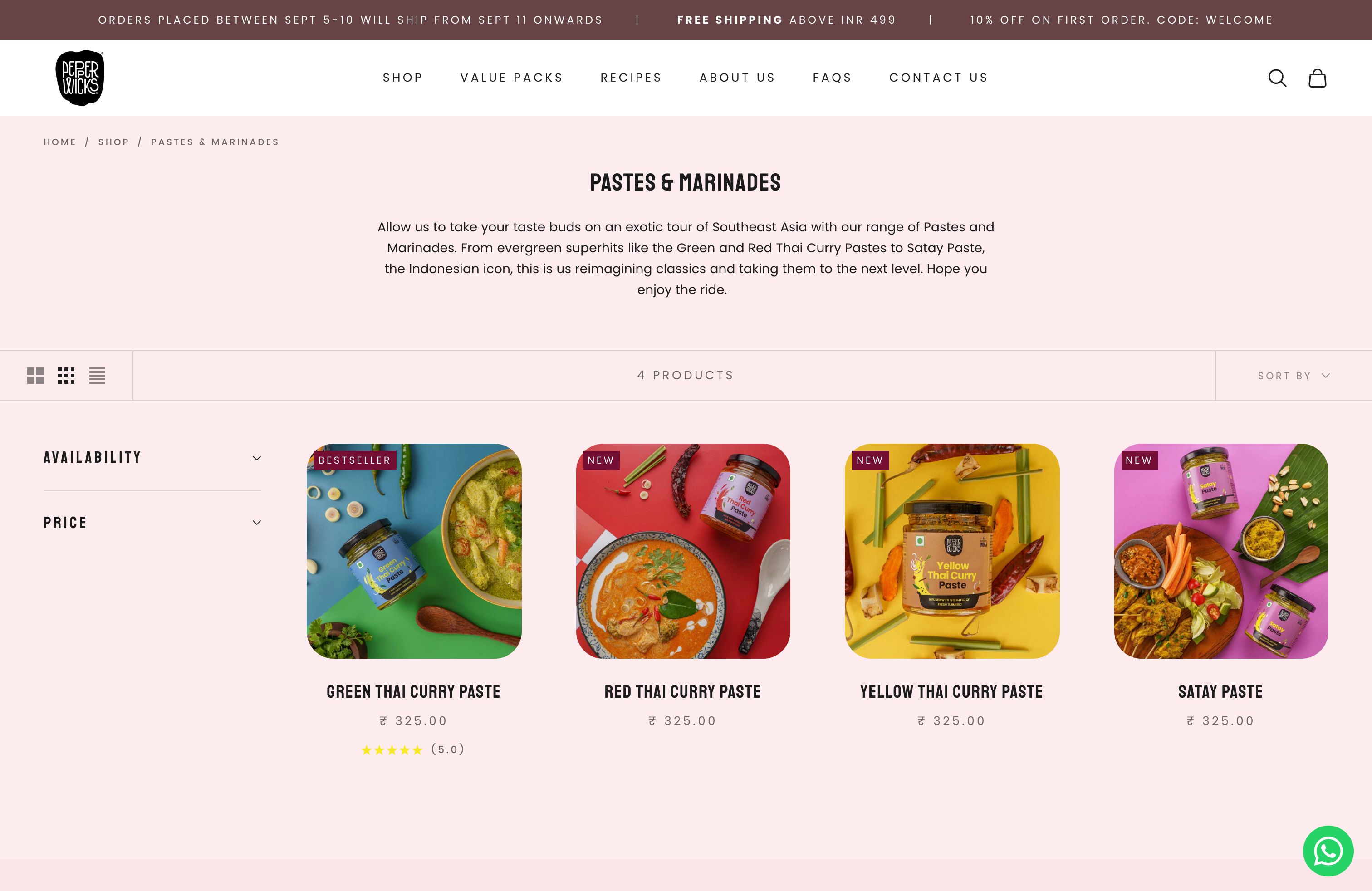 Pepperwicks | Fun, Fresh and Flavourful Condiments Brand screenshot