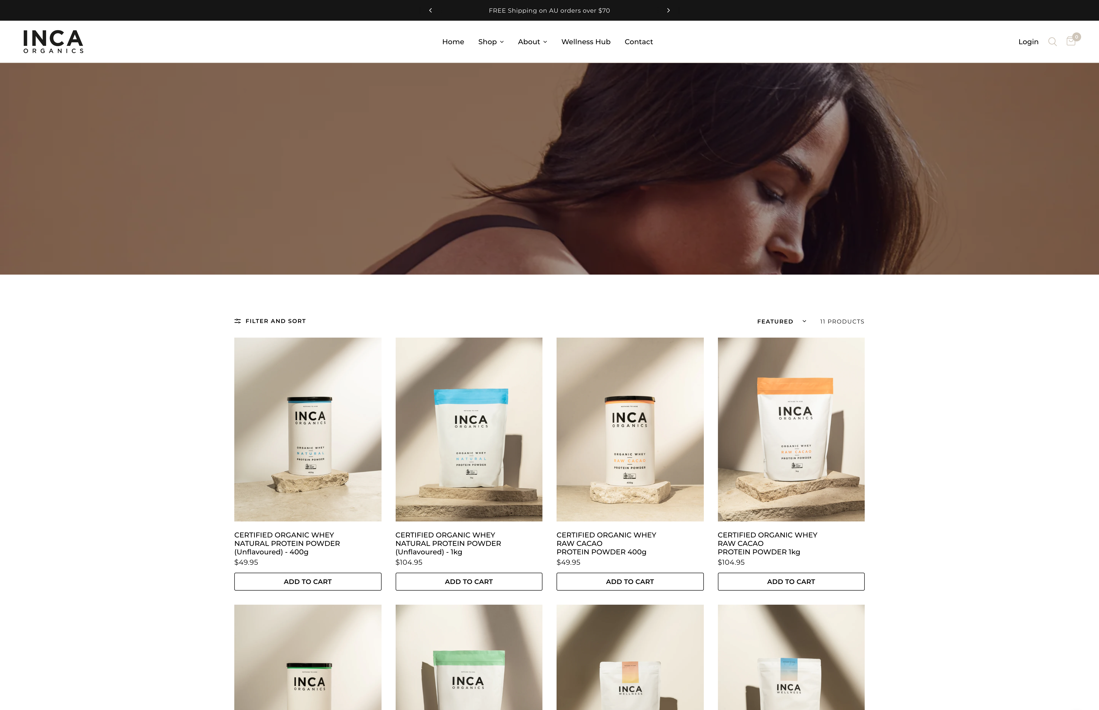 Inca Organics - Shopify store design & migration screenshot