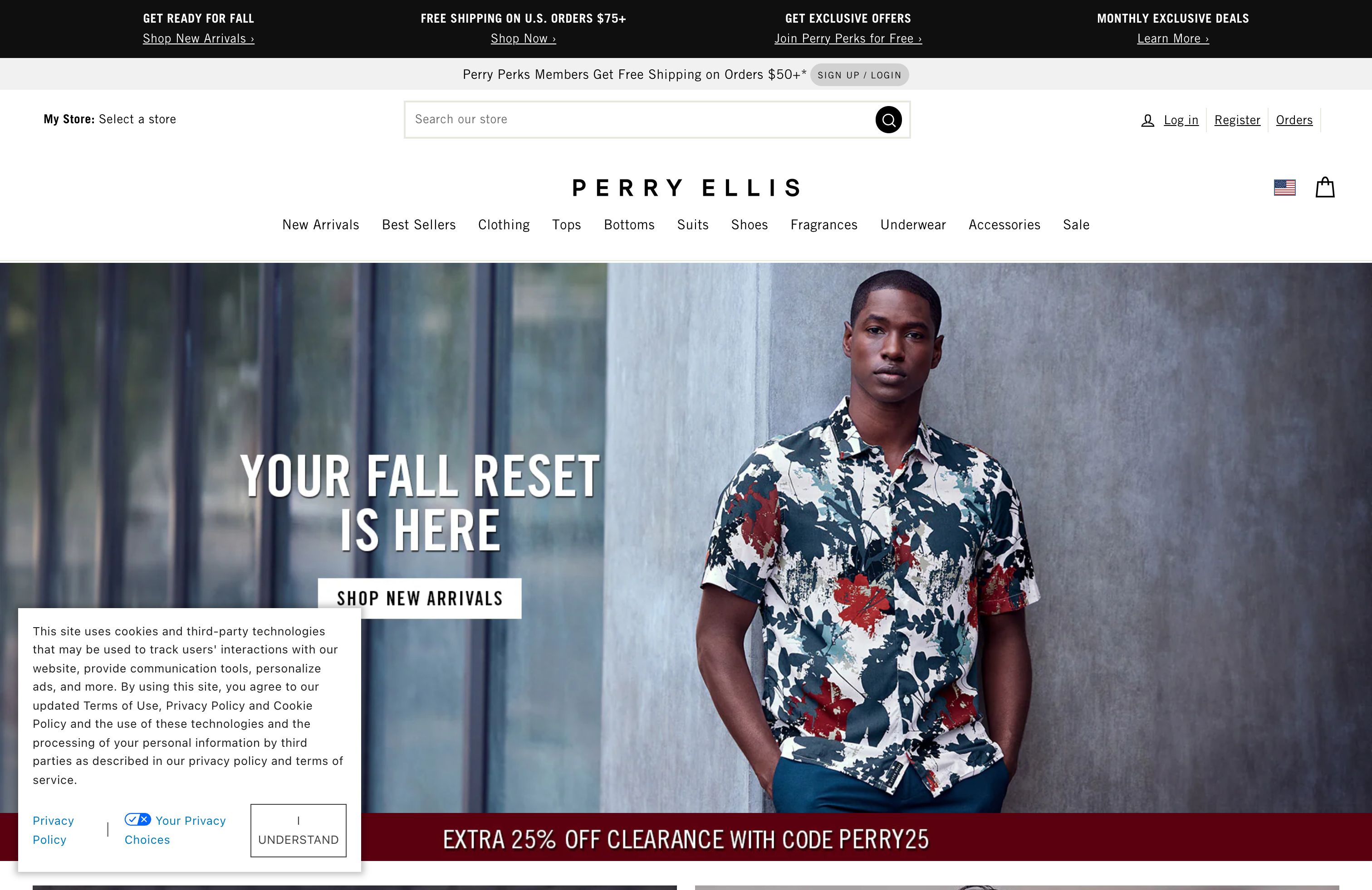 Perry Ellis screenshot