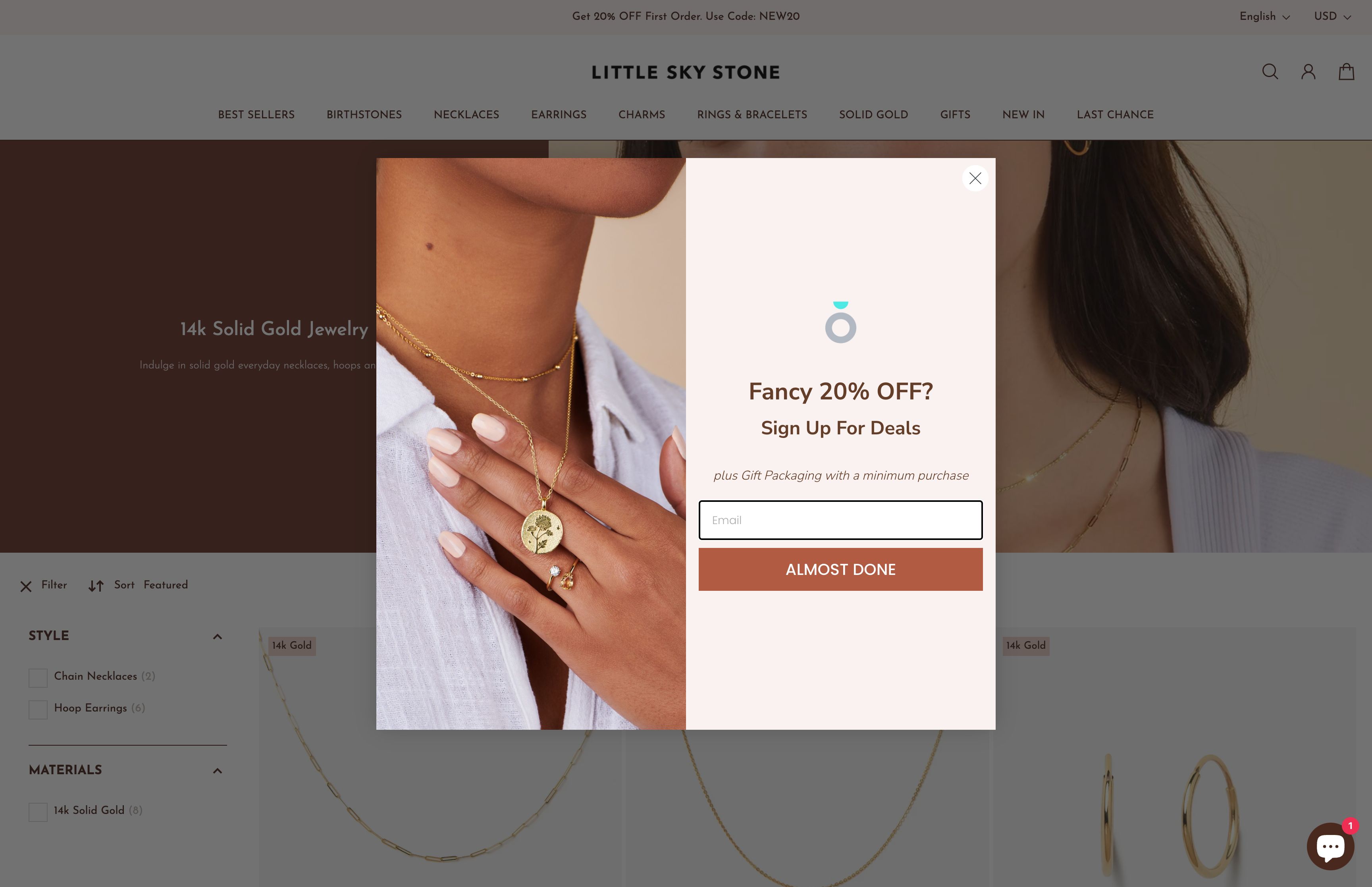 Little Sky Stone: Shifting on Shopify 2.0 & elevating UI/UX  screenshot