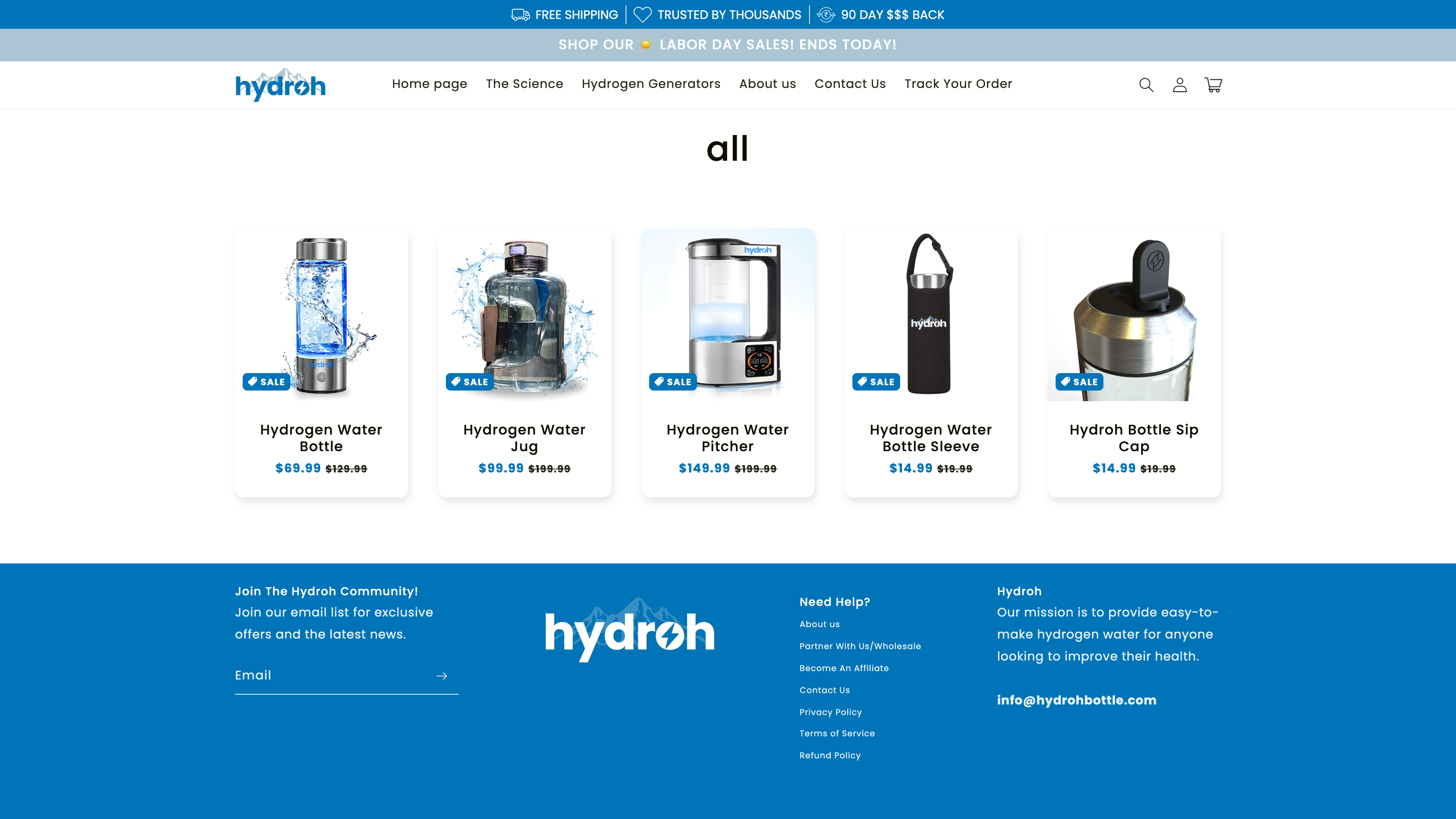 Hydroh Bottle screenshot