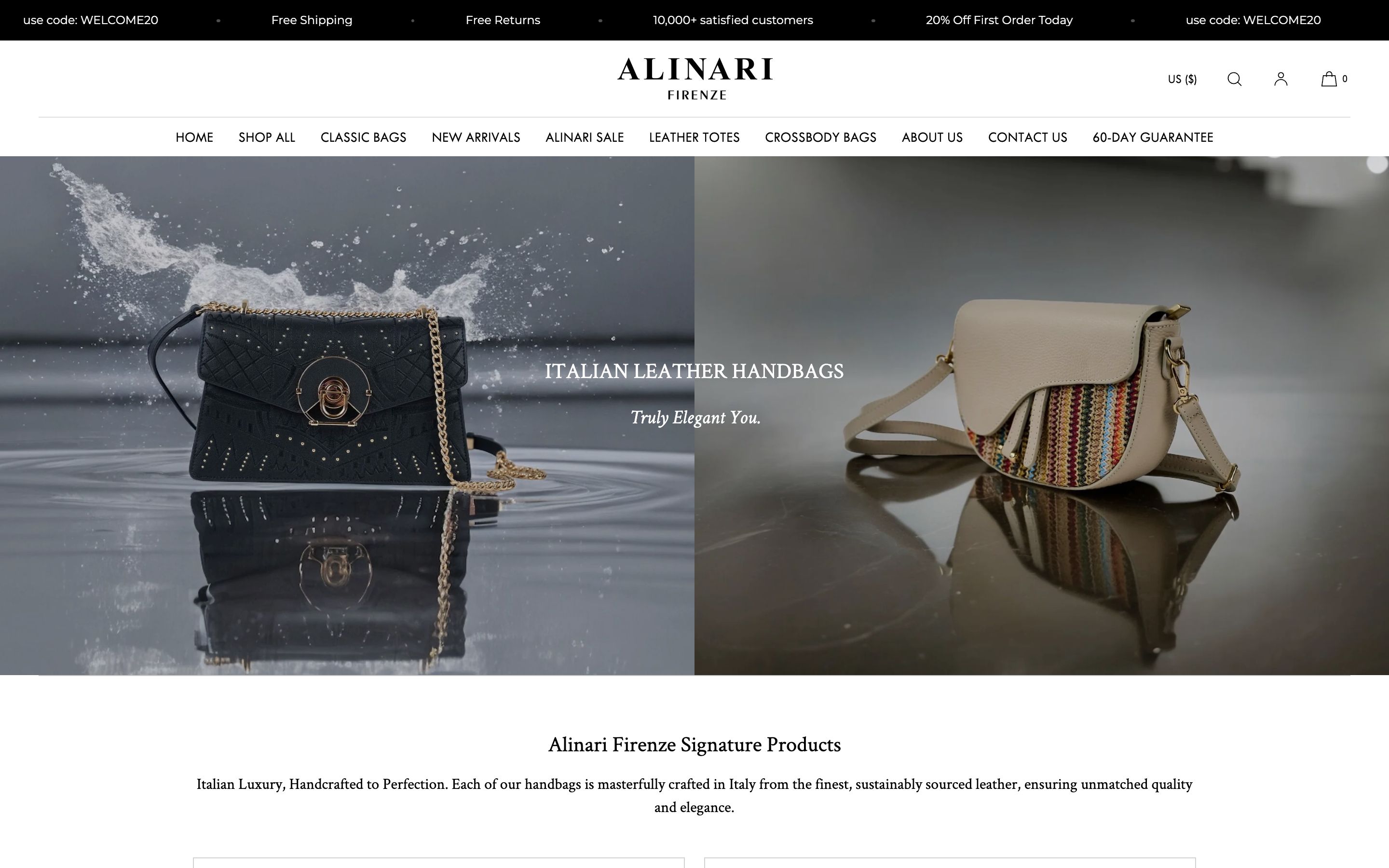 Alinari Firenze screenshot