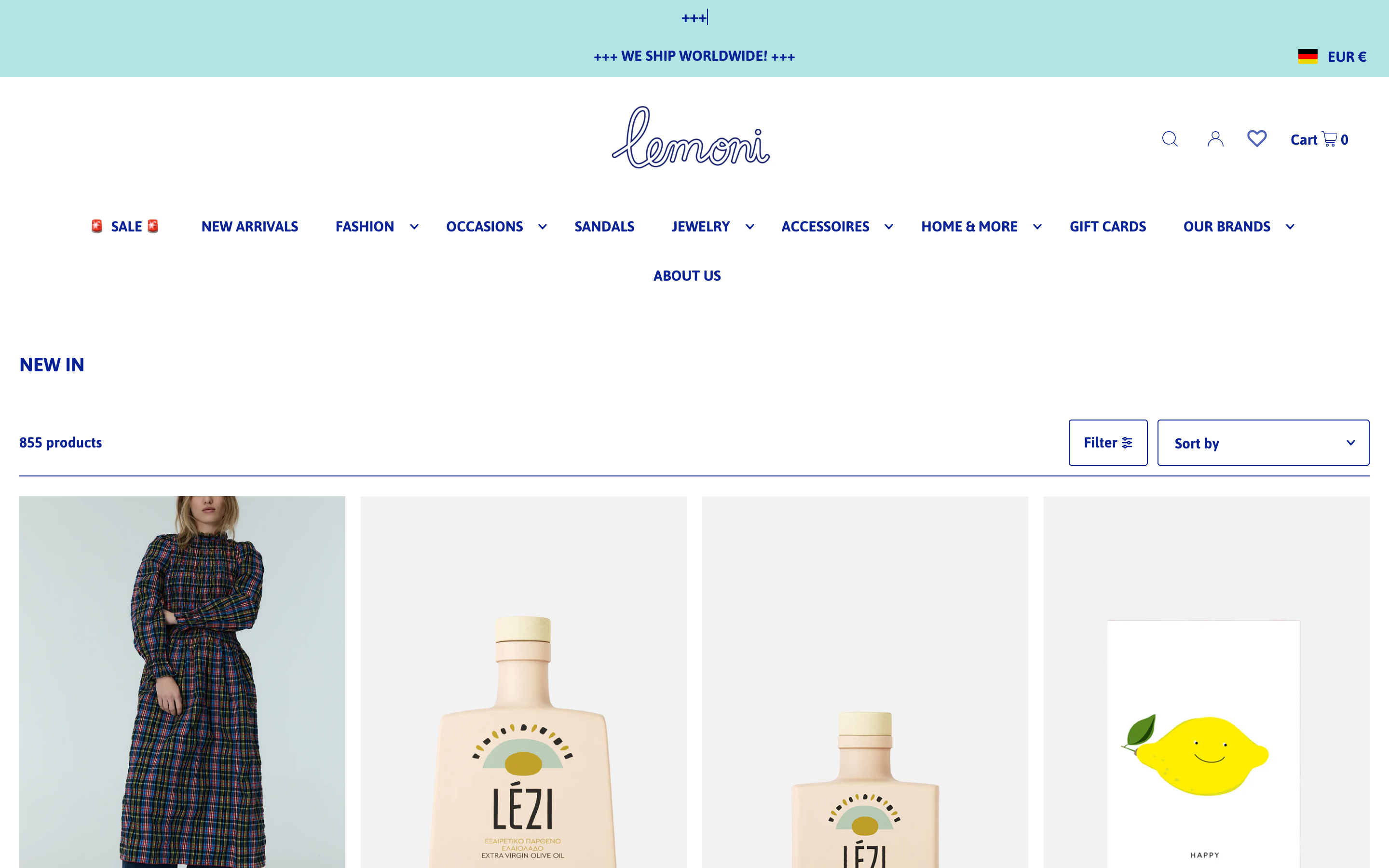 Shopify Store Setup for Lemoni screenshot