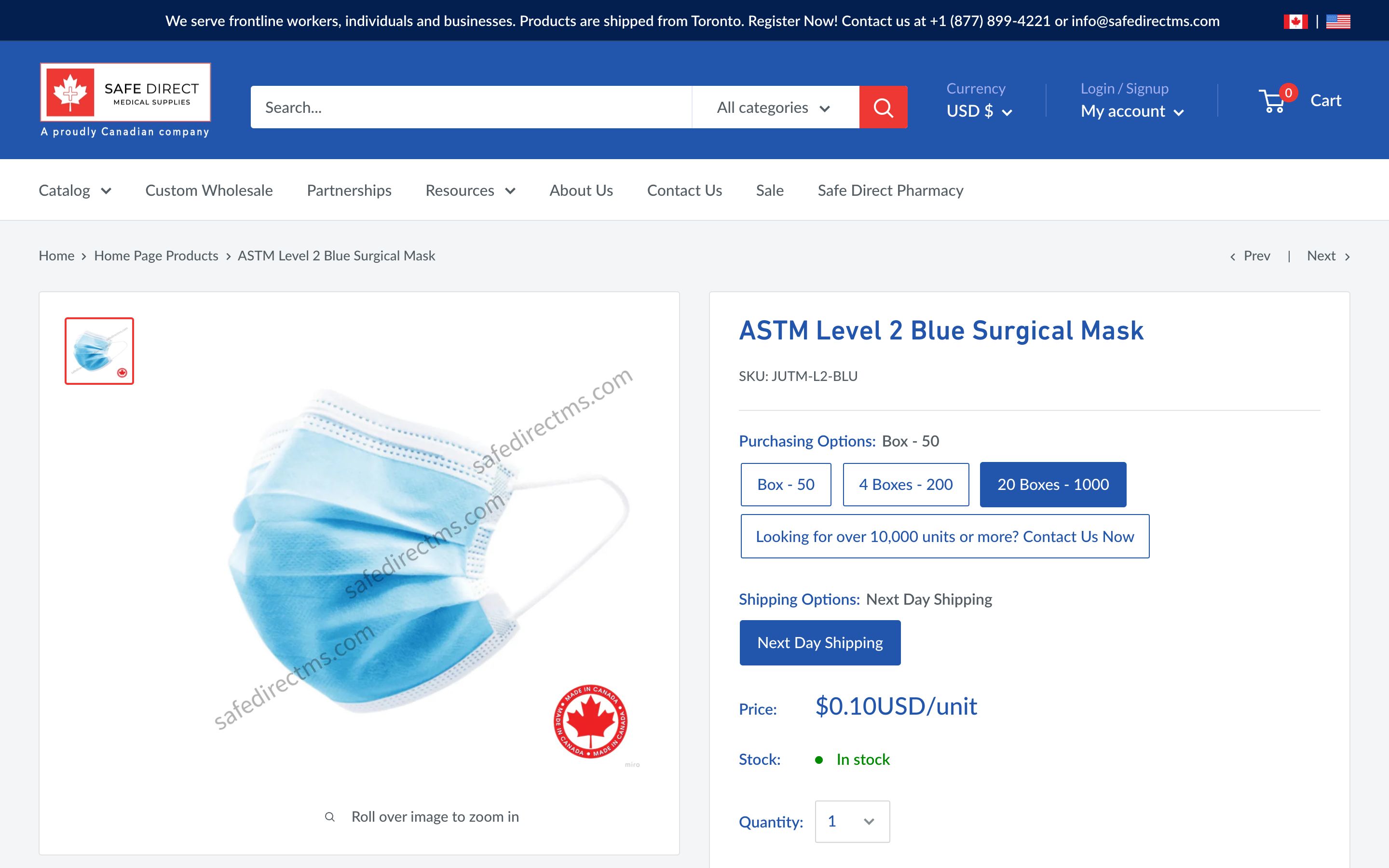 Safe Direct Medical Supplies screenshot