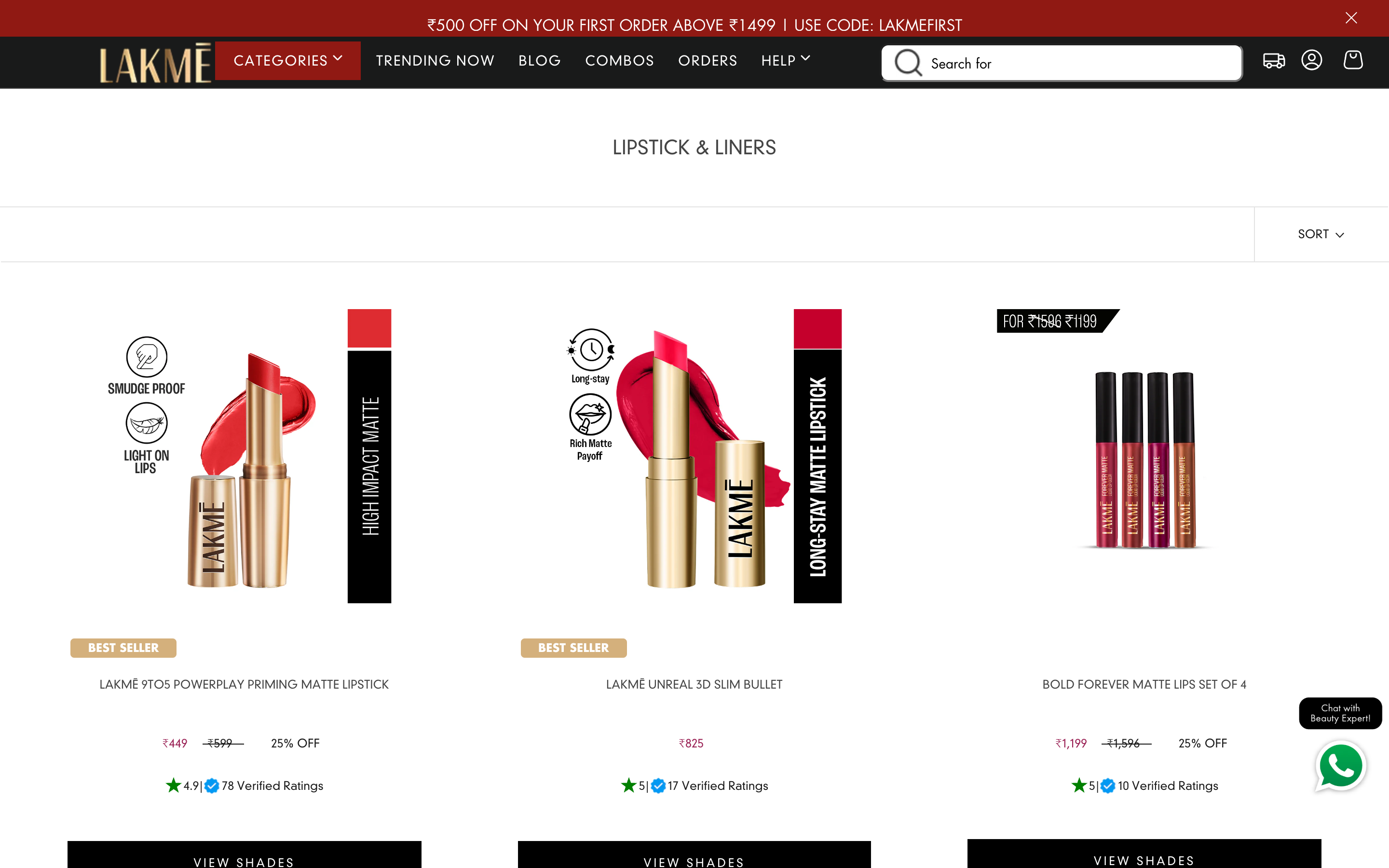 Top Beauty & Fashion website devlopment screenshot