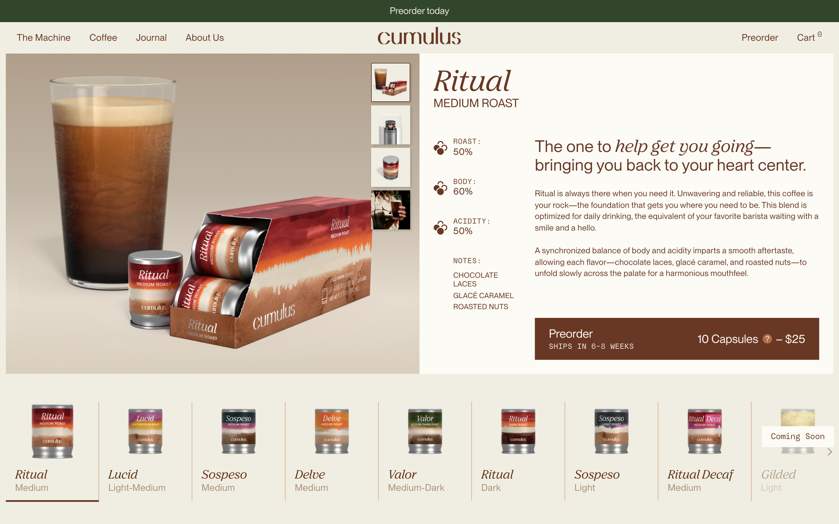 Cumulus Coffee screenshot