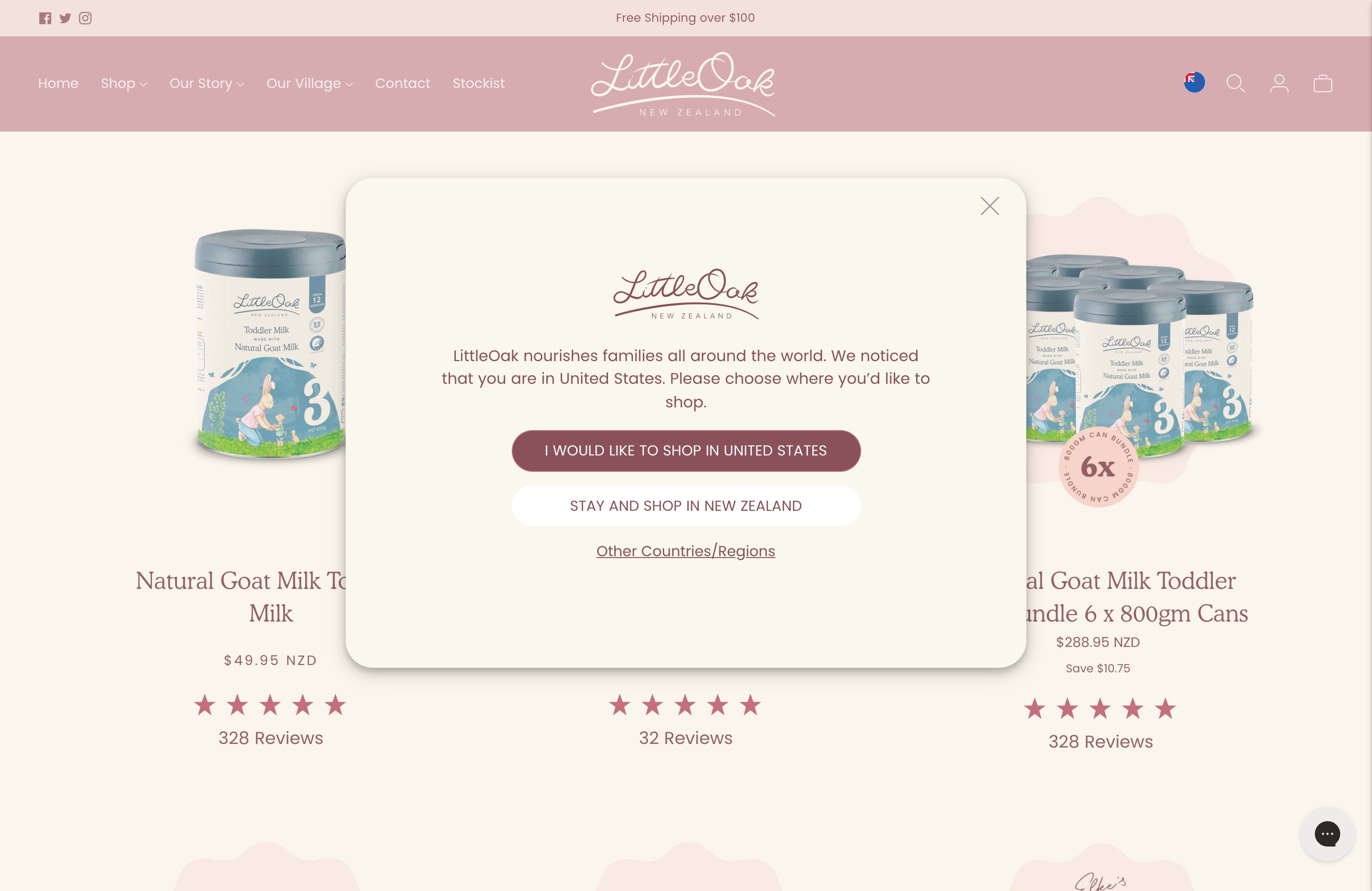 The Little Oak Company E-commerce Website Development screenshot