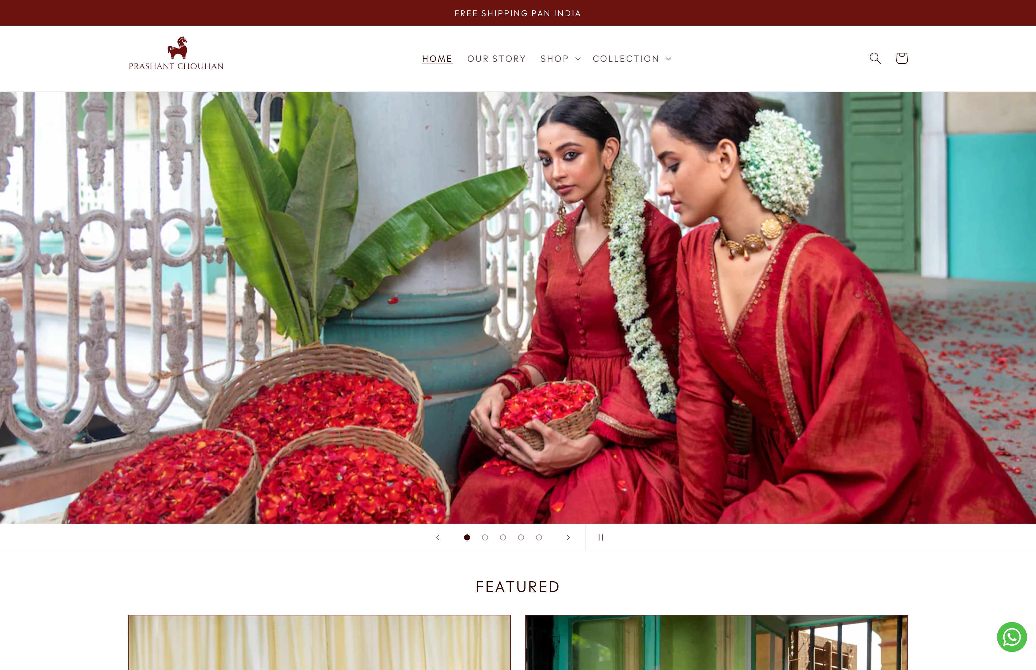 Prashant Chouhan - Custom Ecommerce Website Development screenshot