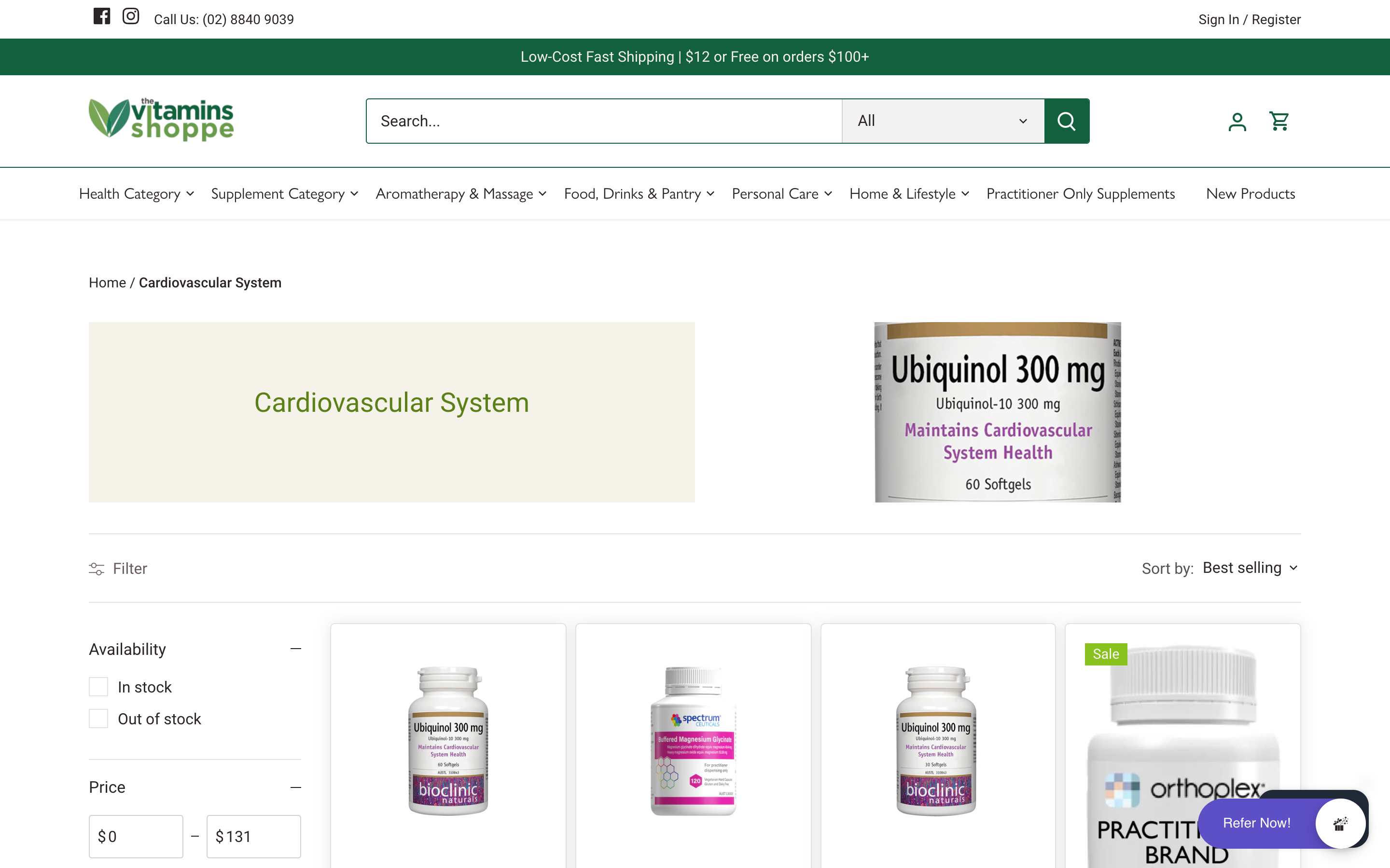 WordPress to Shopify Migration for The Vitamins Shoppe screenshot