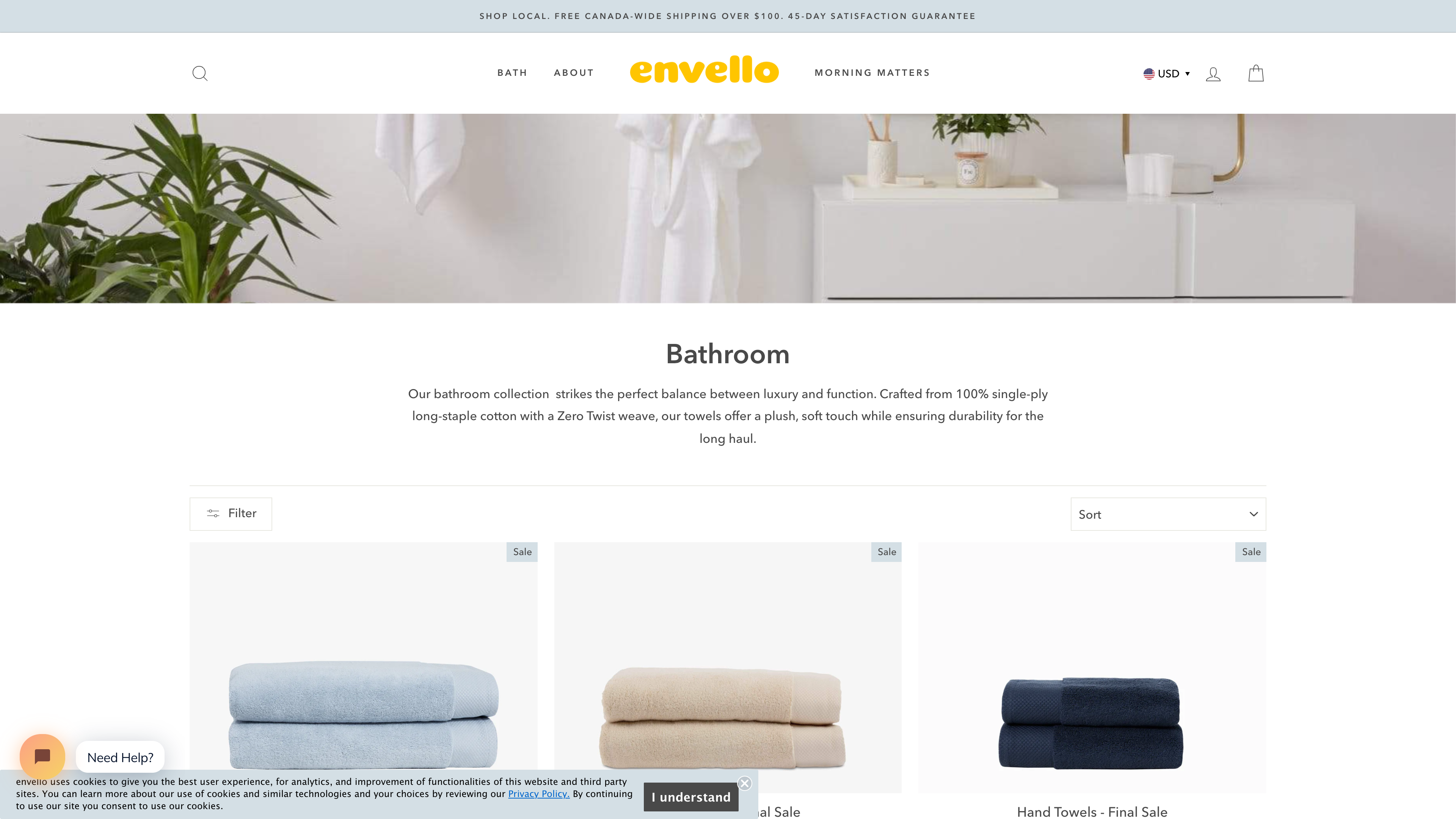 HOME/BEDDING | Ecommerce strategy, site design/build screenshot