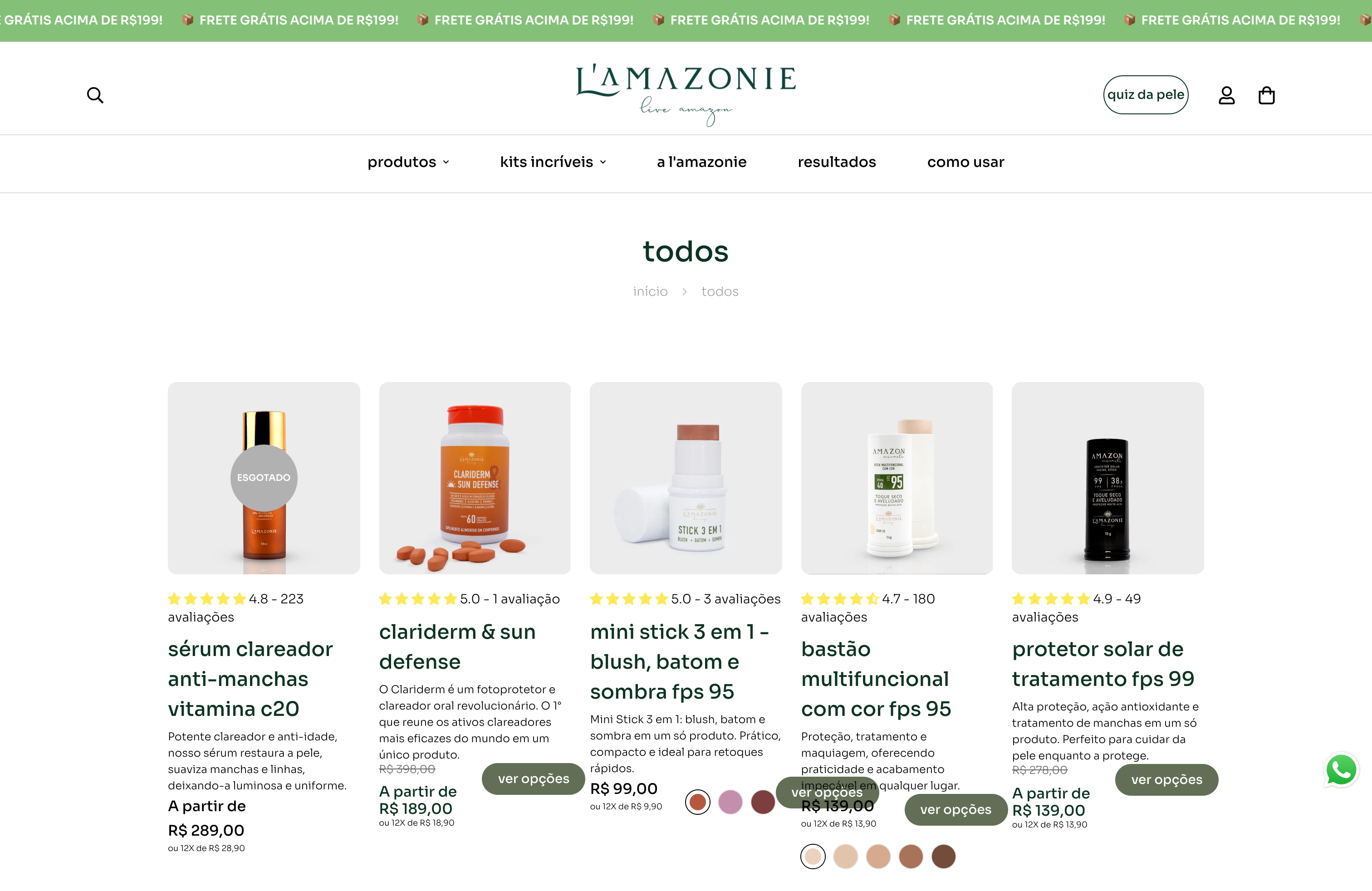 L'Amazonie - Visual inovador, suporte Shopify e tema exclusivo screenshot